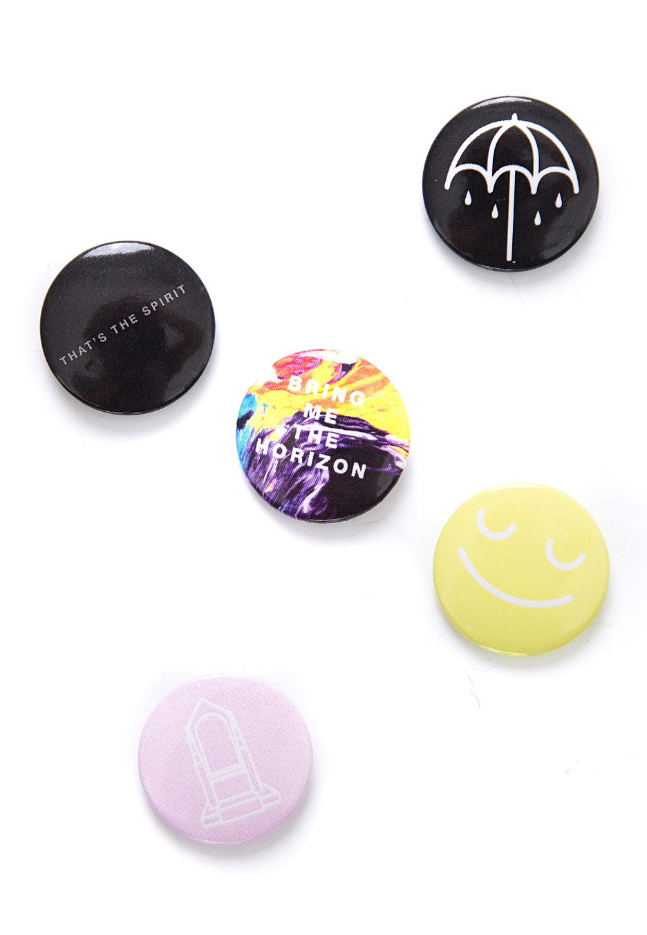 Bring Me The Horizon - Pack of 5 - Button Set | Neutral-Image