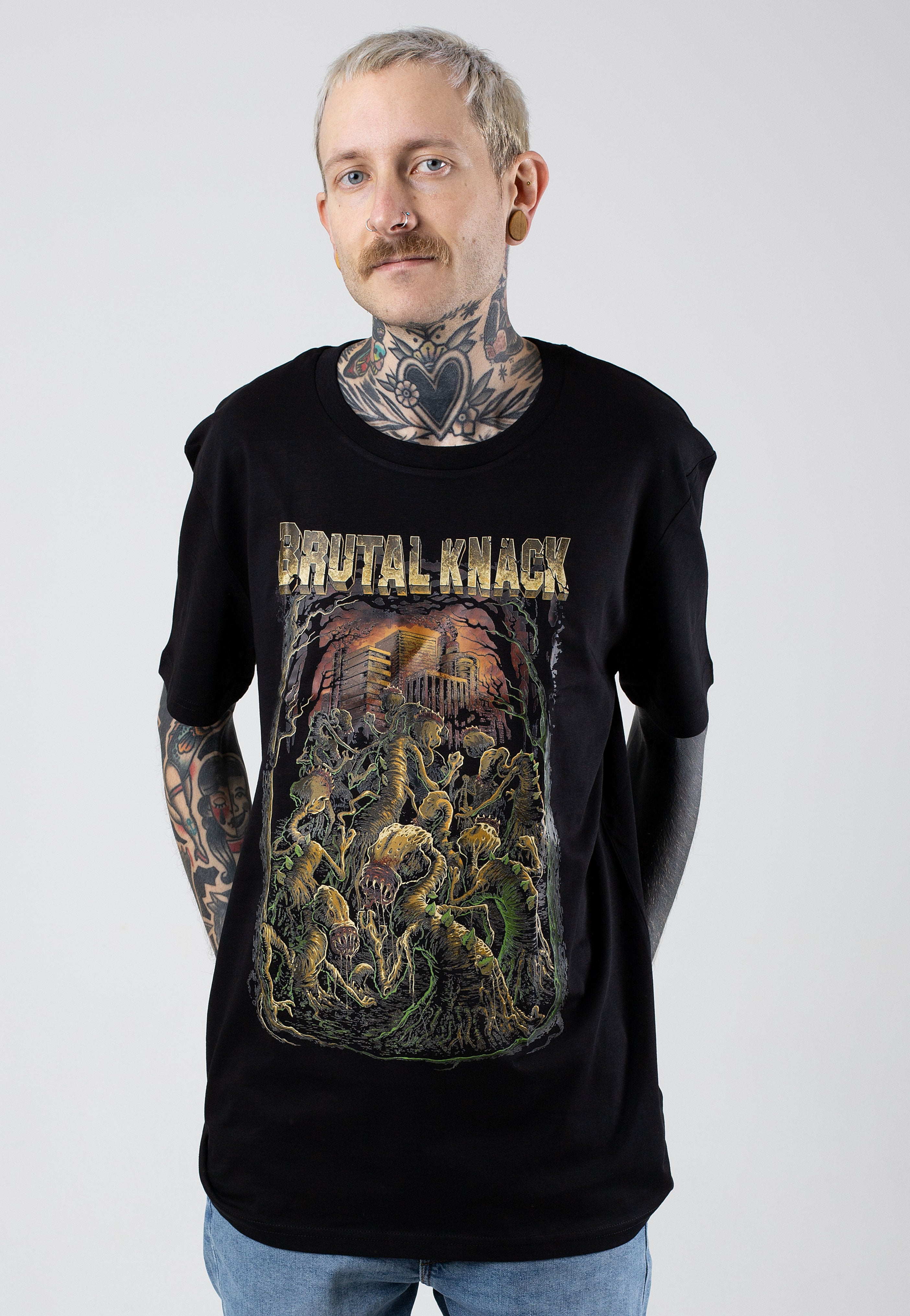 Brutal Knack - Plants Black - T-Shirt | Men-Image