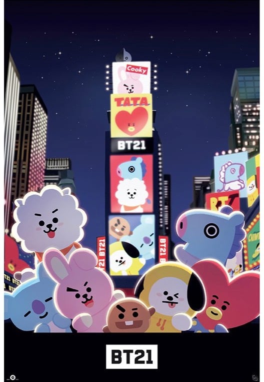 BT21 - Times Square Maxi - Poster | Neutral-Image