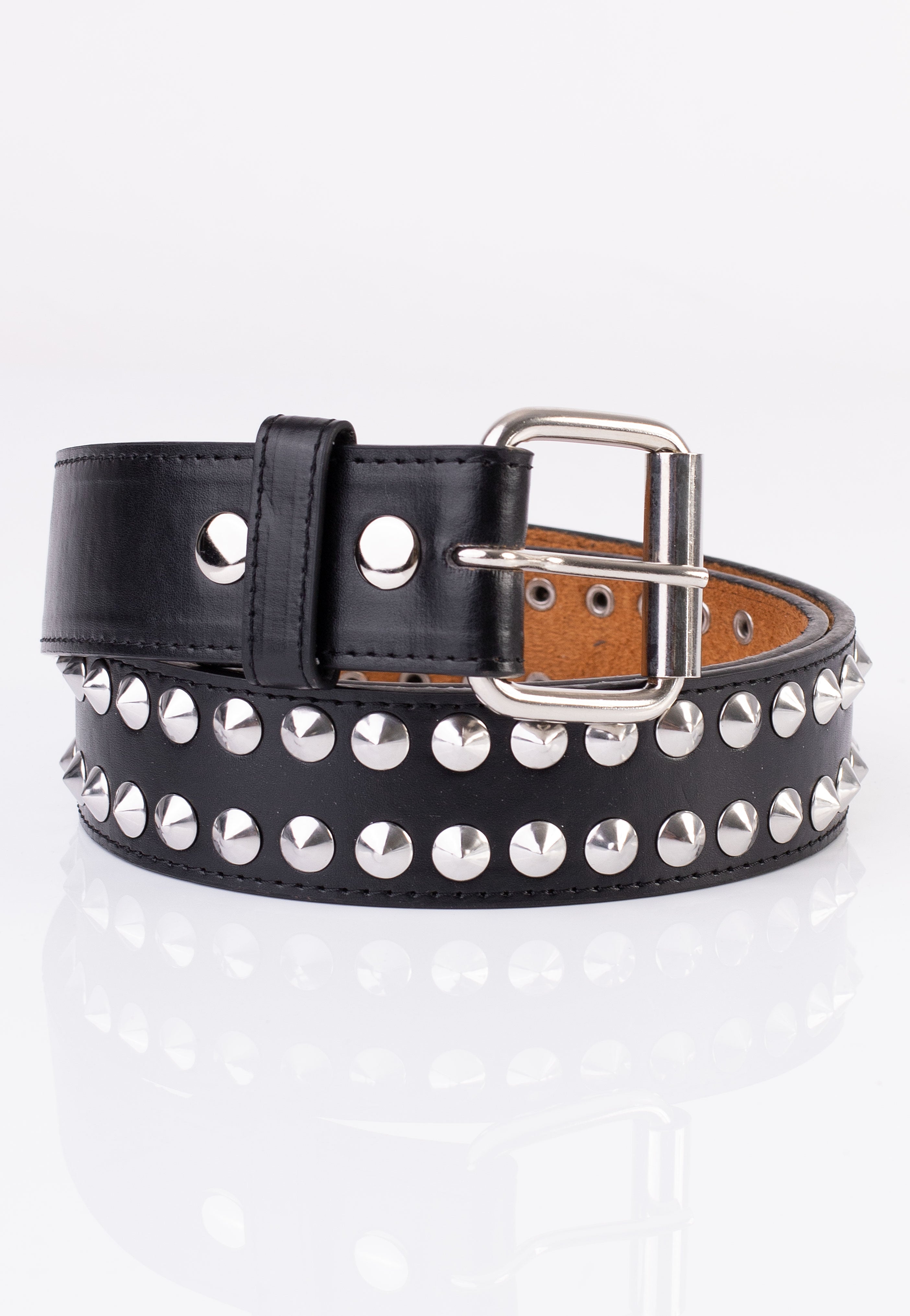 Bullet69 - 2 Row Conical Studded - Belt | Neutral-Image