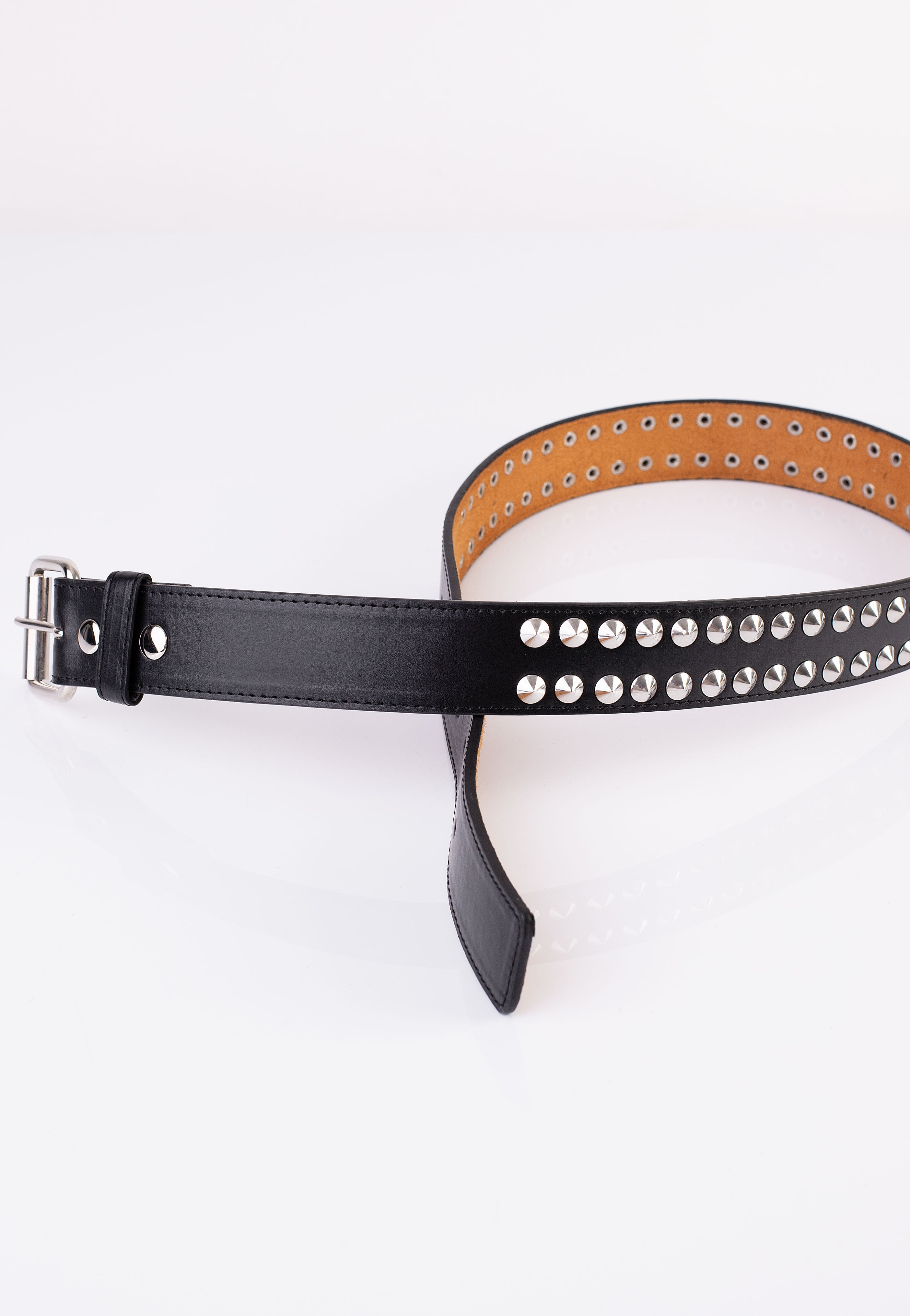 Bullet69 - 2 Row Conical Studded - Belt | Neutral-Image