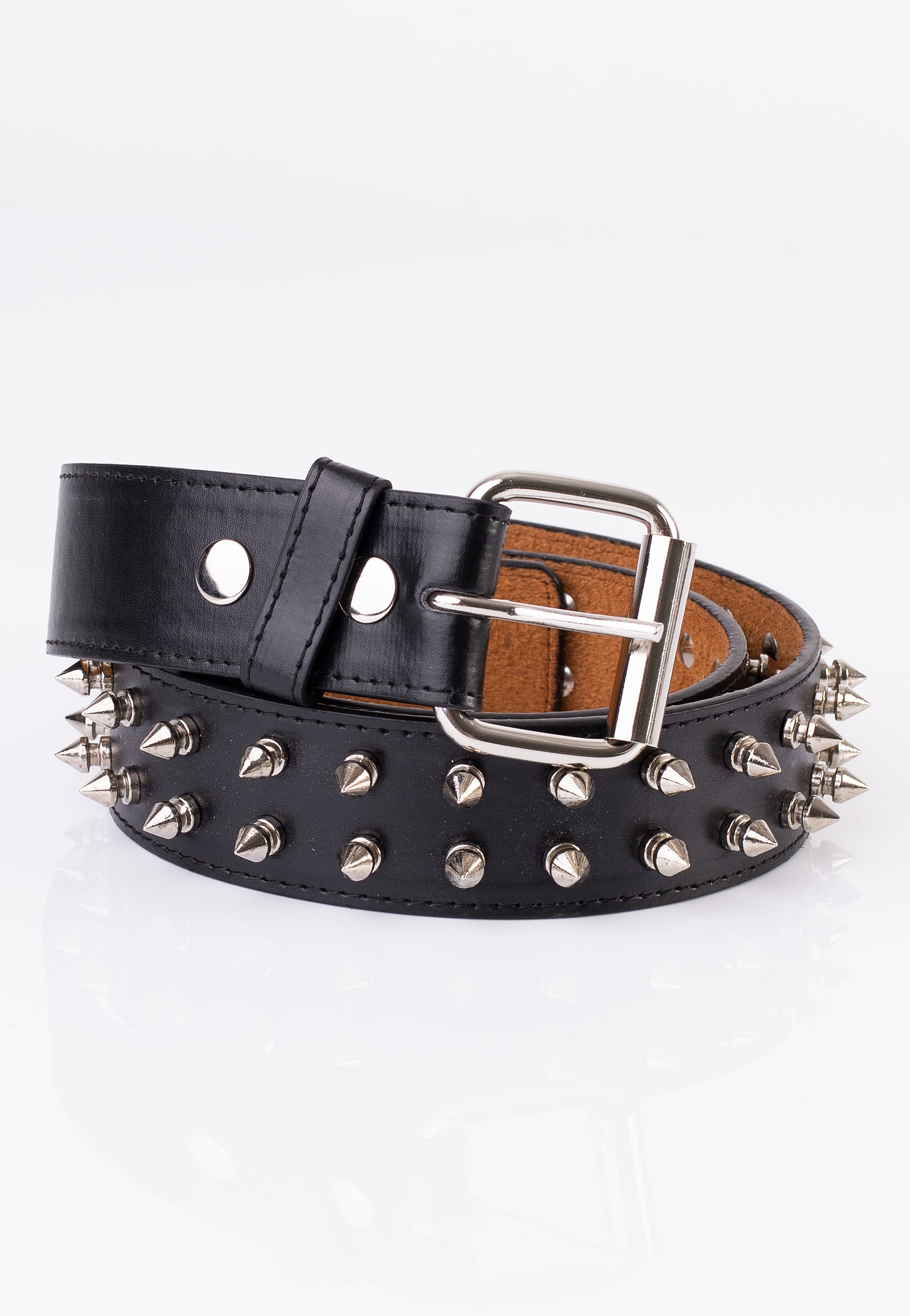 Bullet69 - 2 Row Spike Studded - Belt | Neutral-Image