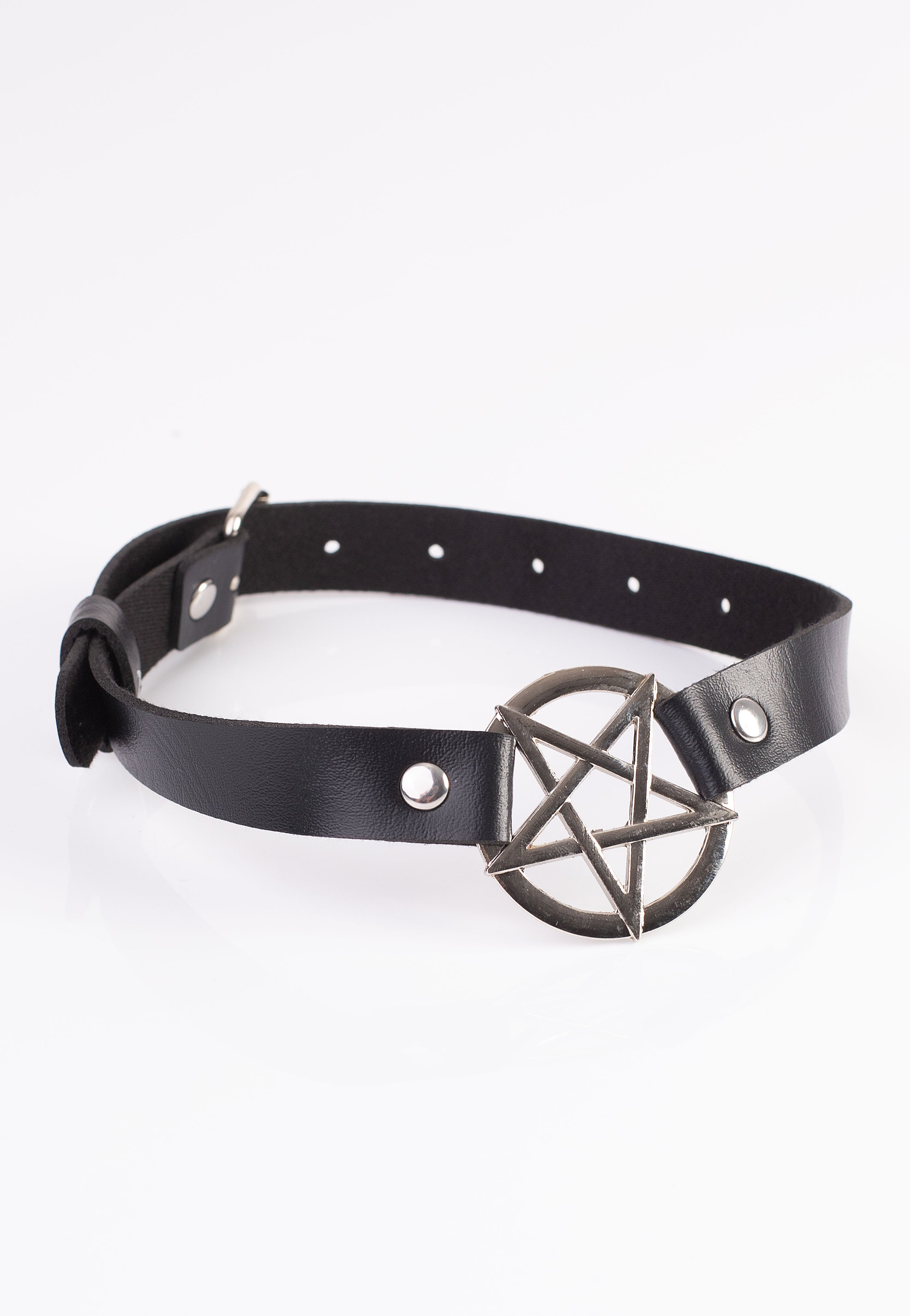 Bullet69 - Pentagram Split Neckband Black - Choker | Neutral-Image