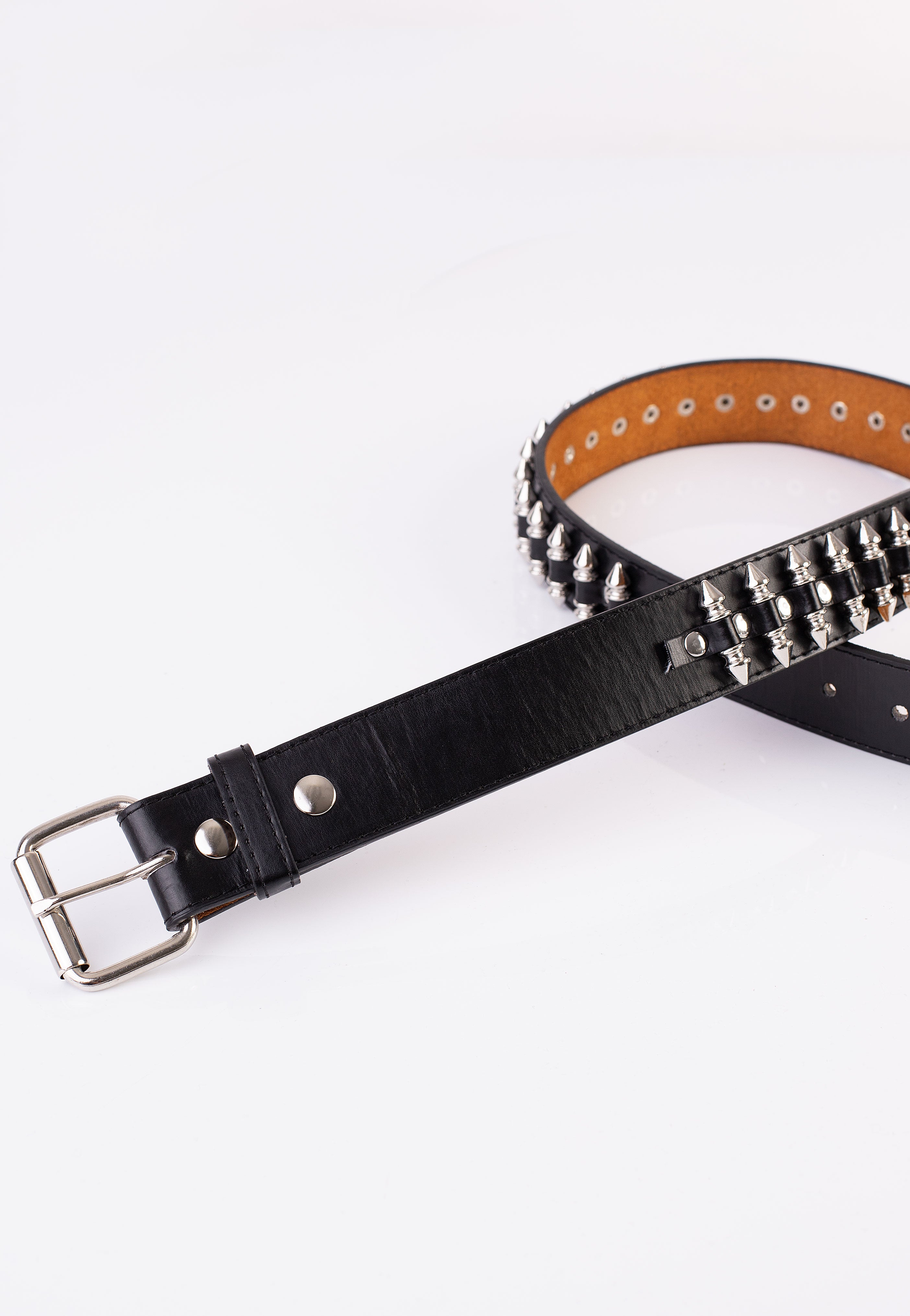 Bullet69 - Spike Fitting Studded  - Belt | Neutral-Image