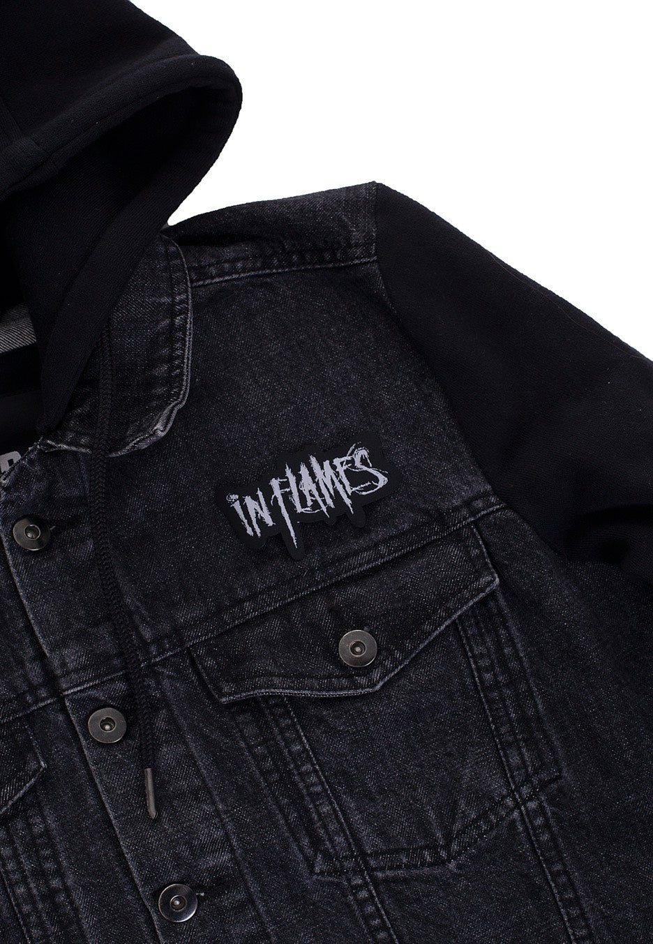 In Flames - Logo Shaped - Patch | Neutral-Image