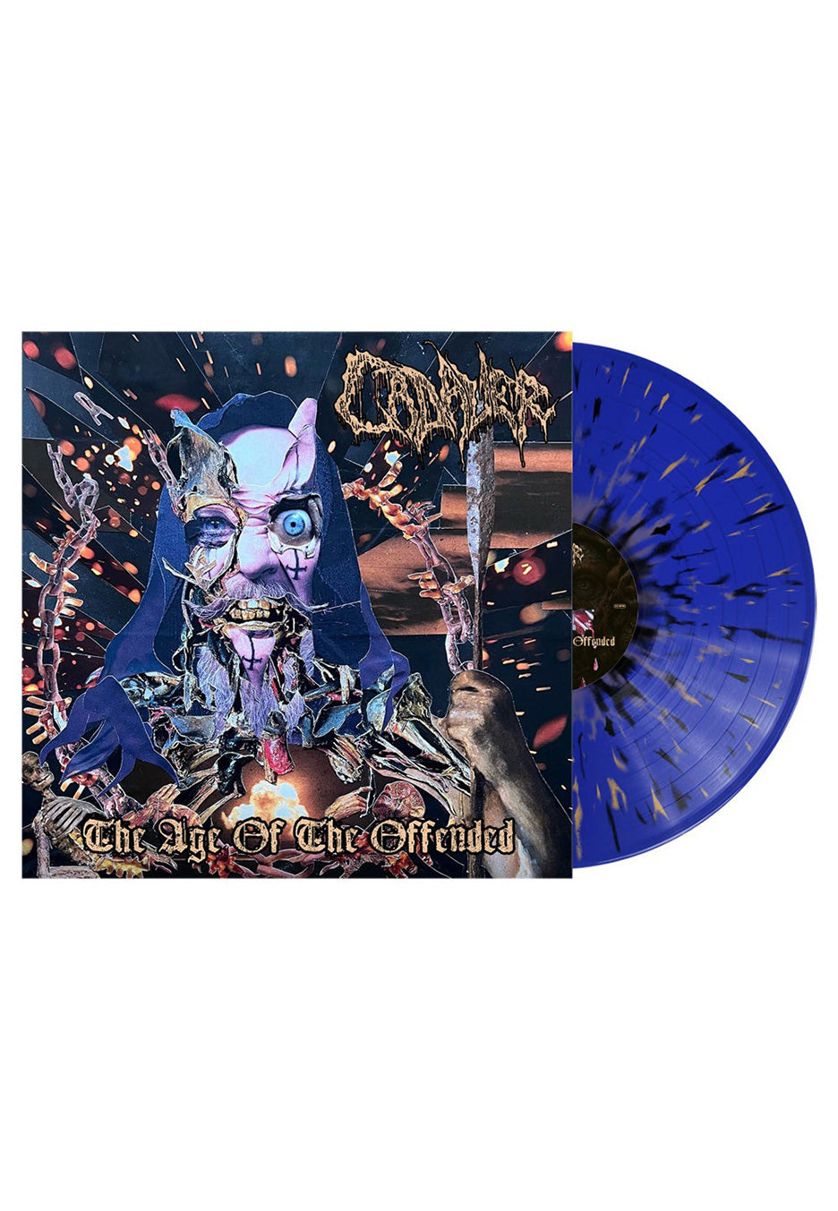 Cadaver - The Age Of The Offended Blue Orange Black - Splattered Vinyl | Neutral-Image