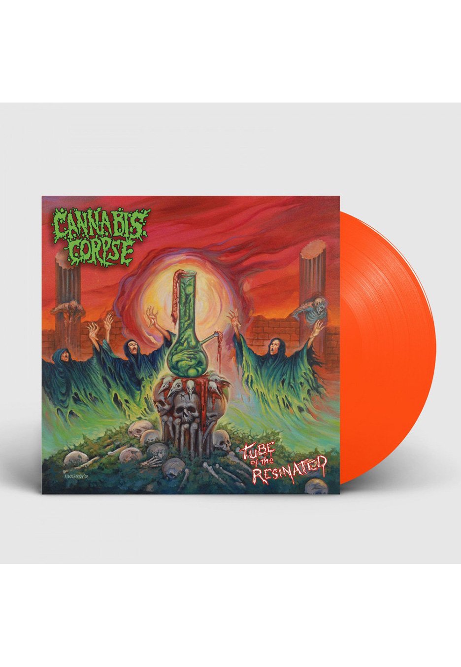 Cannabis Corpse - Tube Of The Resinated Neon Orange - Colored Vinyl | Neutral-Image