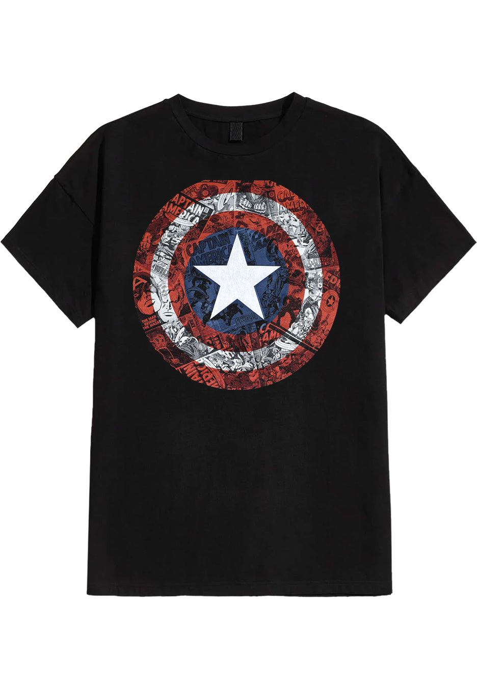 Captain America - ComicBook Shield - T-Shirt | Neutral-Image