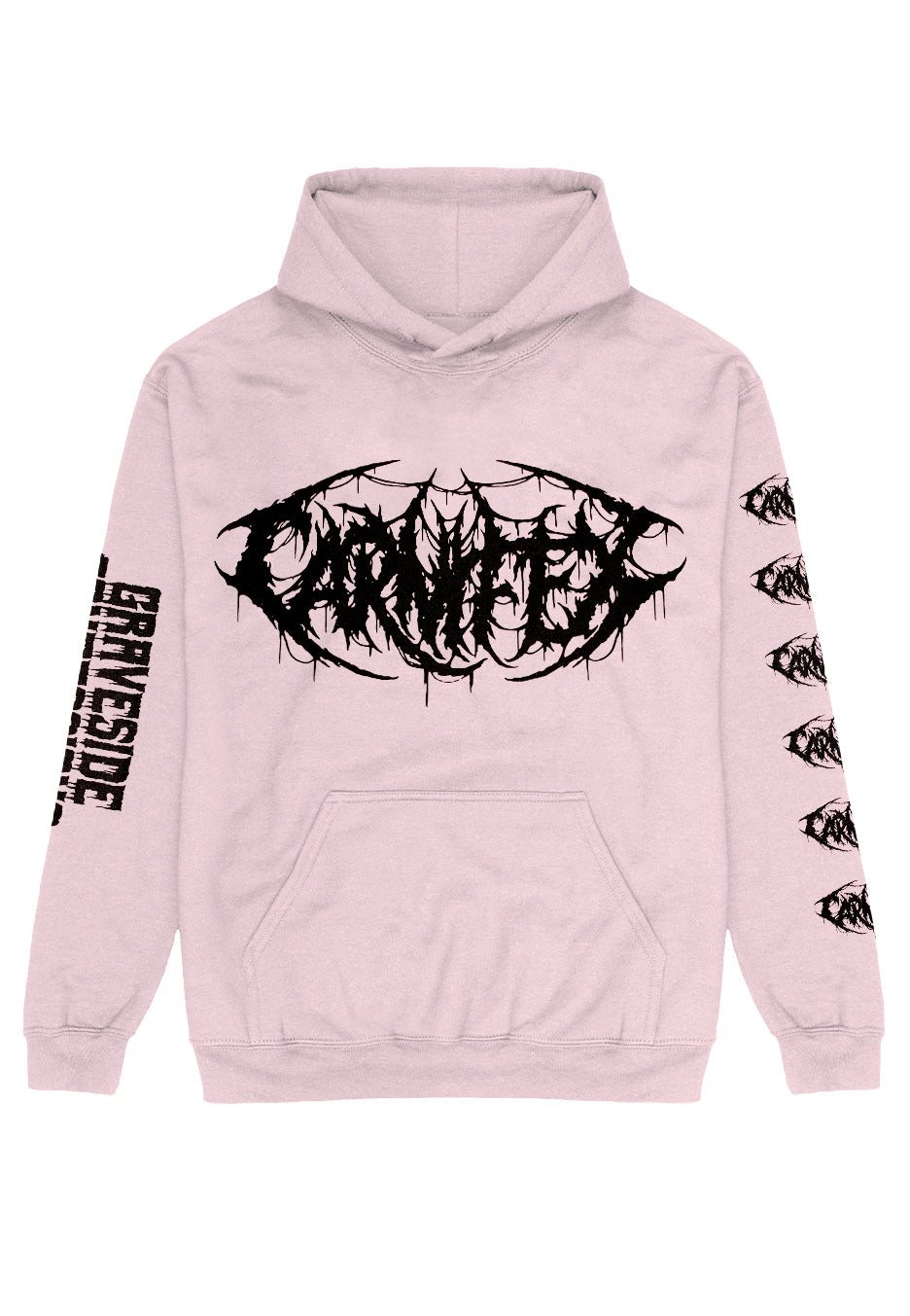 Carnifex - Slam Logo Light Pink - Hoodie | Neutral-Image