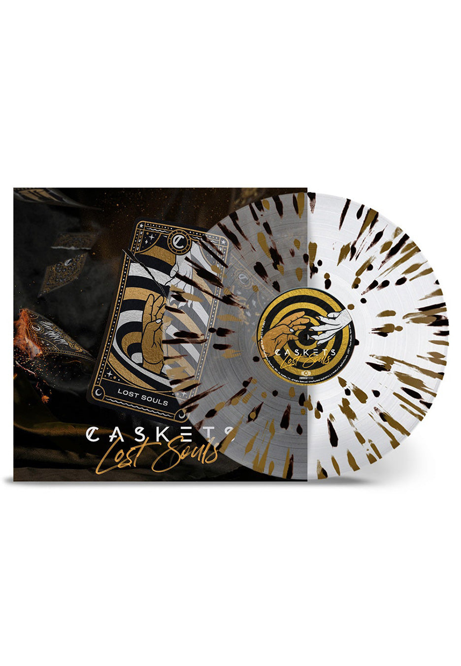 Caskets - Lost Souls Clear/Gold/Black - Splattered Vinyl | Neutral-Image