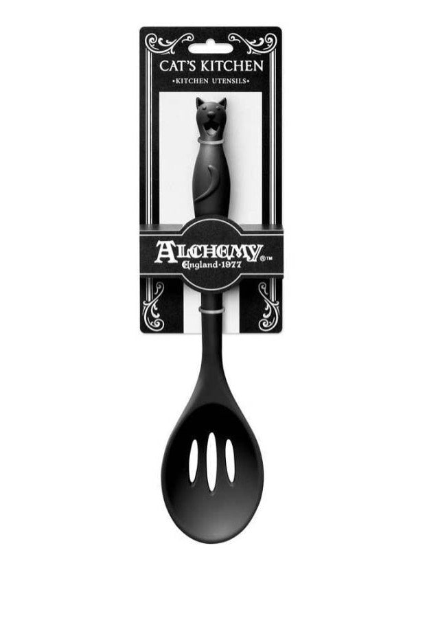 Alchemy England - Cat's Kitchen Slotted - Spoon | Neutral-Image