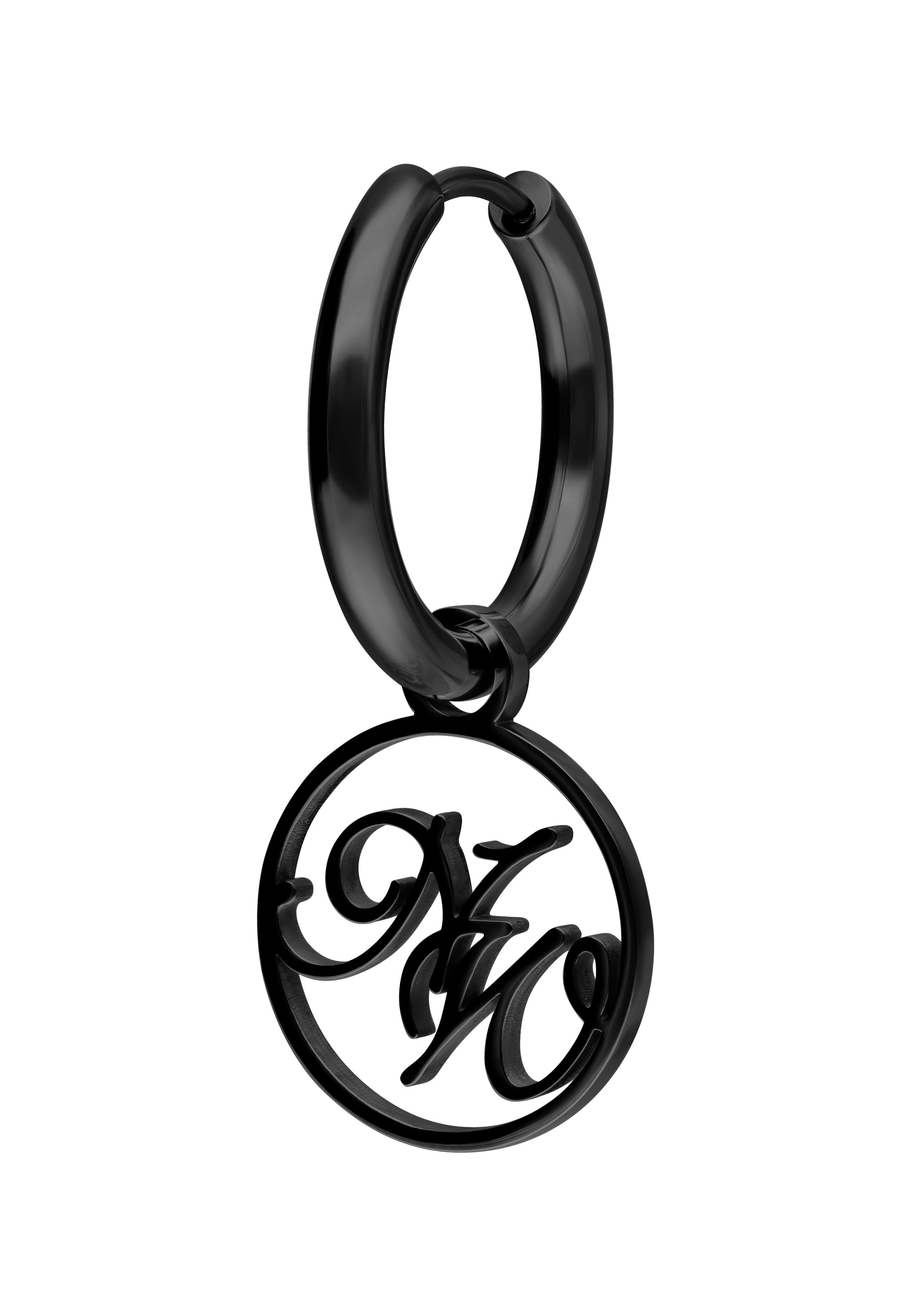 Wildcat x Nightwish - Little Cutted Hoops Black - Earrings | Neutral-Image