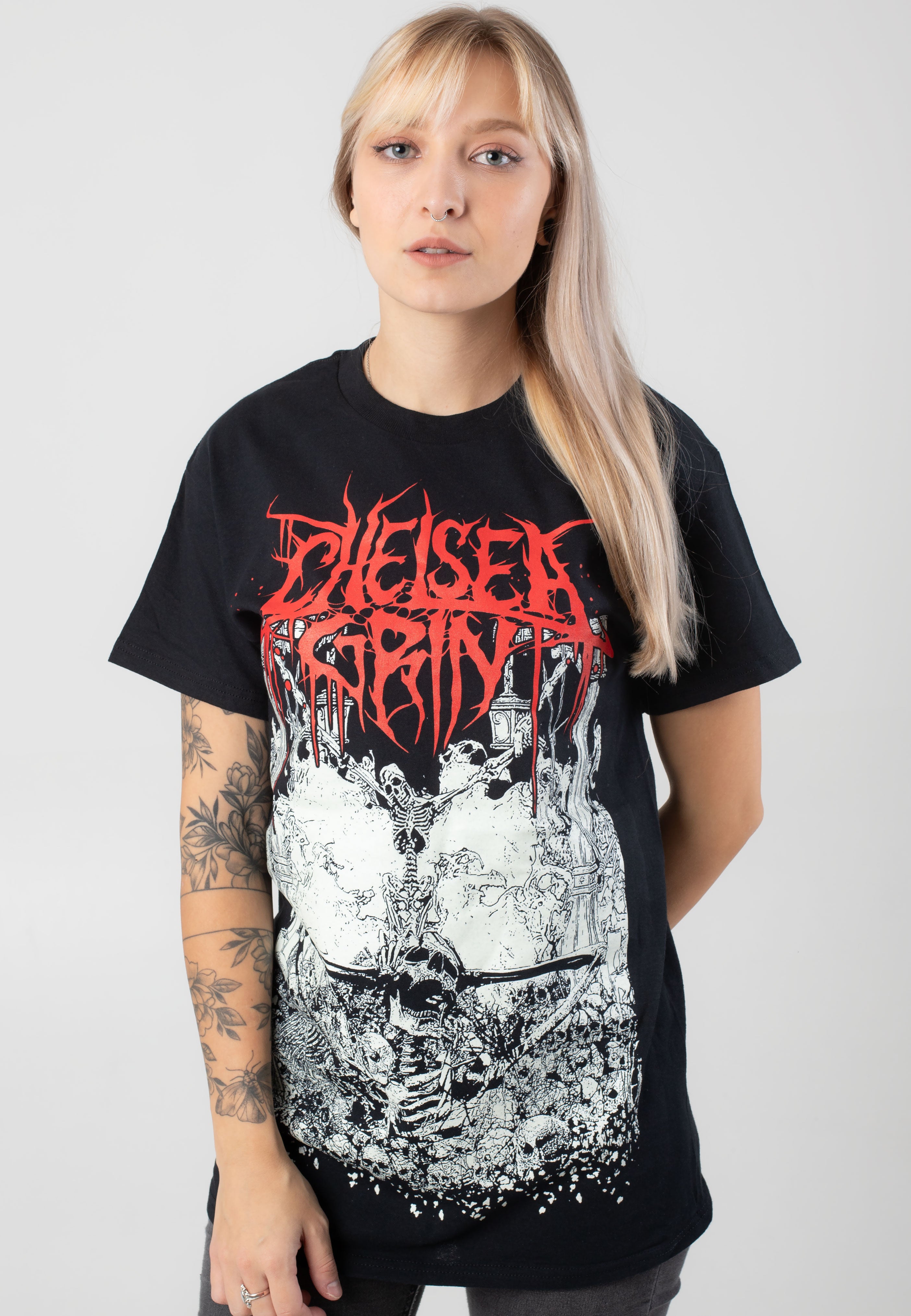 Chelsea Grin - Skeleton Inferno Glow In The Dark - T-Shirt | Men-Image