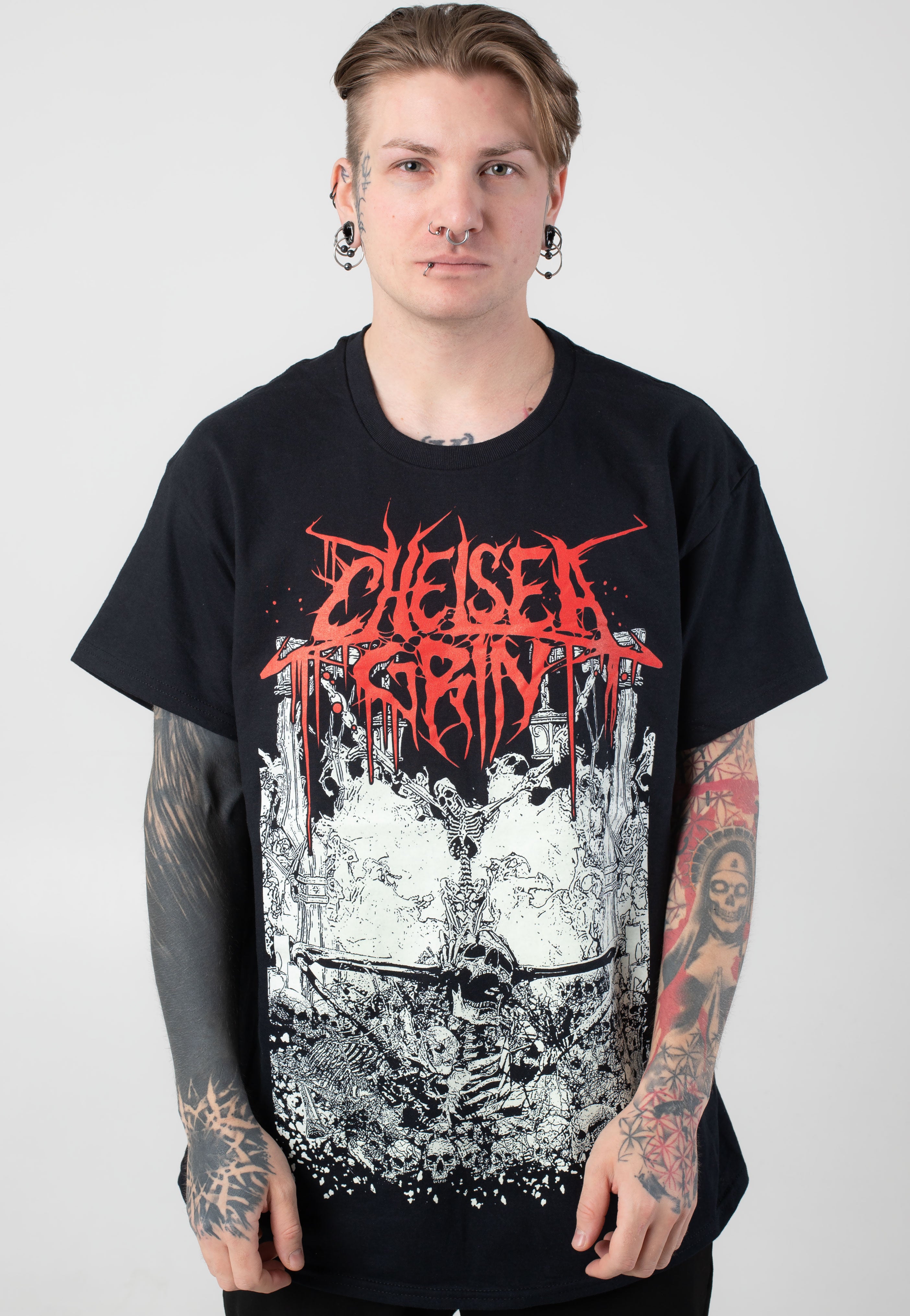 Chelsea Grin - Skeleton Inferno Glow In The Dark - T-Shirt | Men-Image