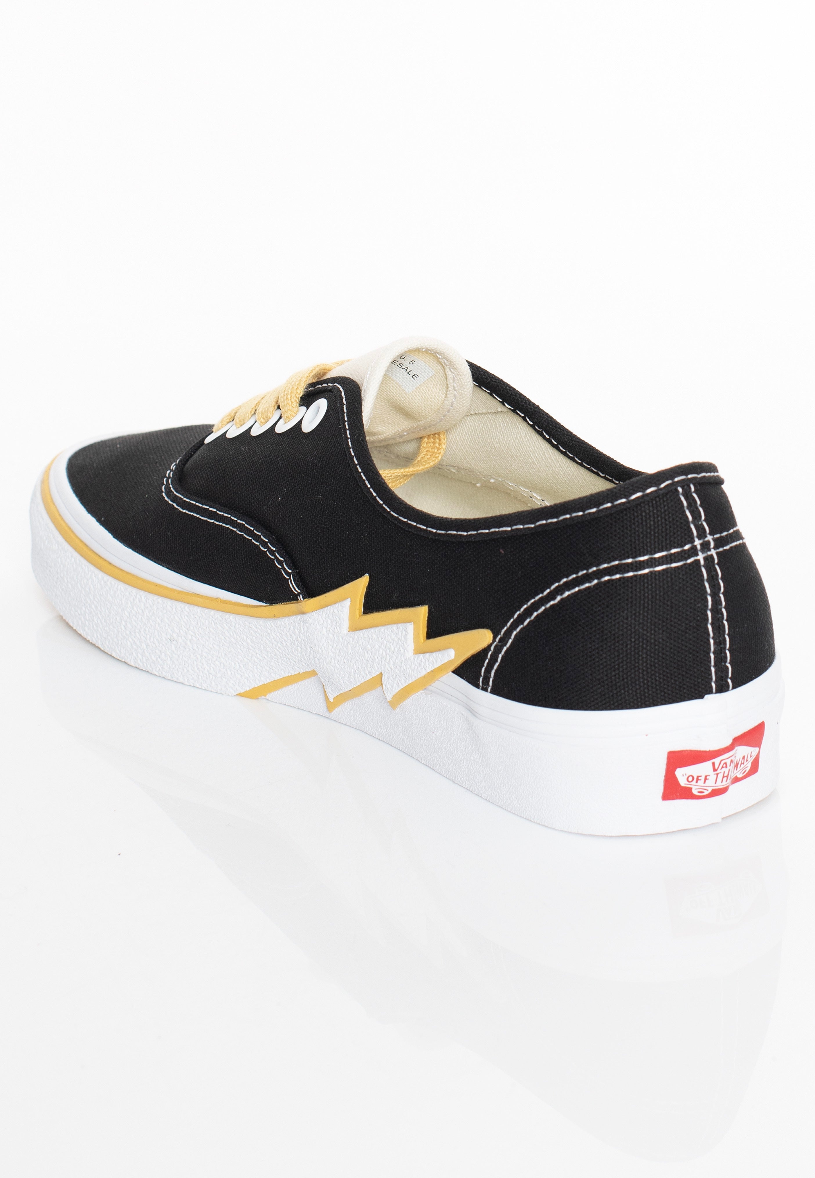 Vans - Authentic Bolt Black/Yellow - Shoes | Men-Image