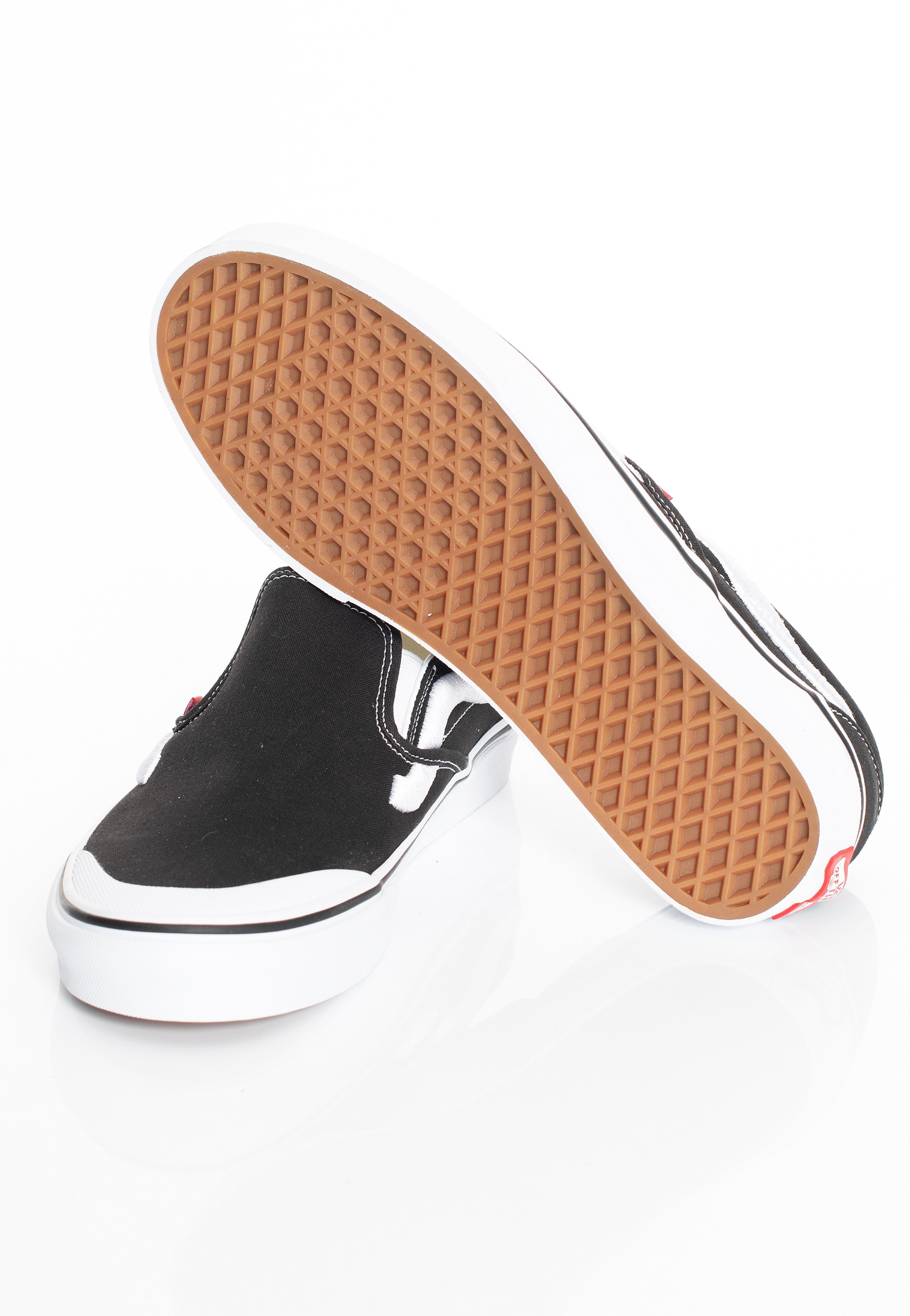 Vans - Classic Slip-On 138 Sidestripe Black/True White - Shoes | Men-Image