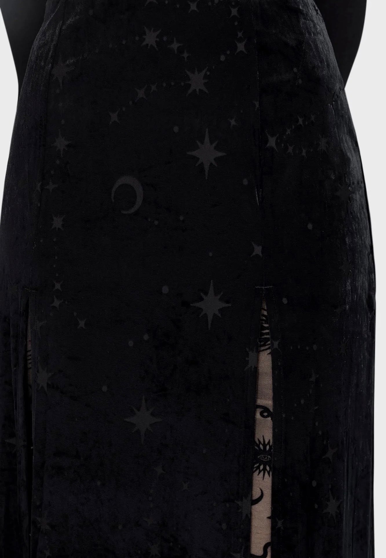 Killstar - Coma Star Maxi Black - Skirt | Women-Image