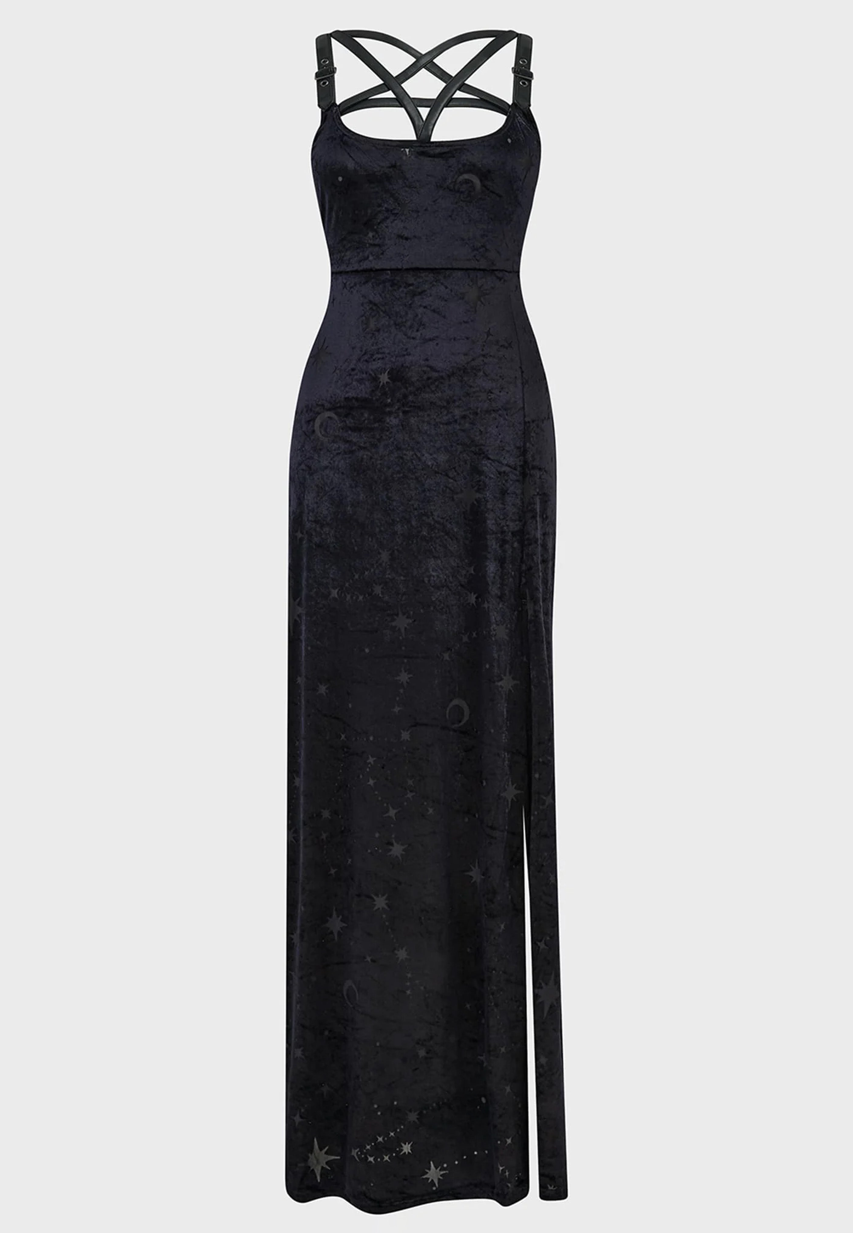 Killstar - Coma Star Maxi Black - Dress | Women-Image