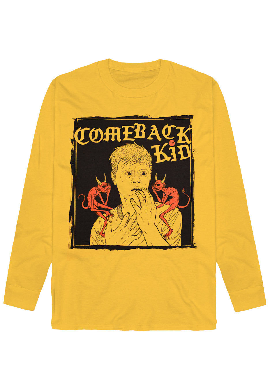 Comeback Kid - Devils On My Shoulder Gold - Longsleeve | Neutral-Image