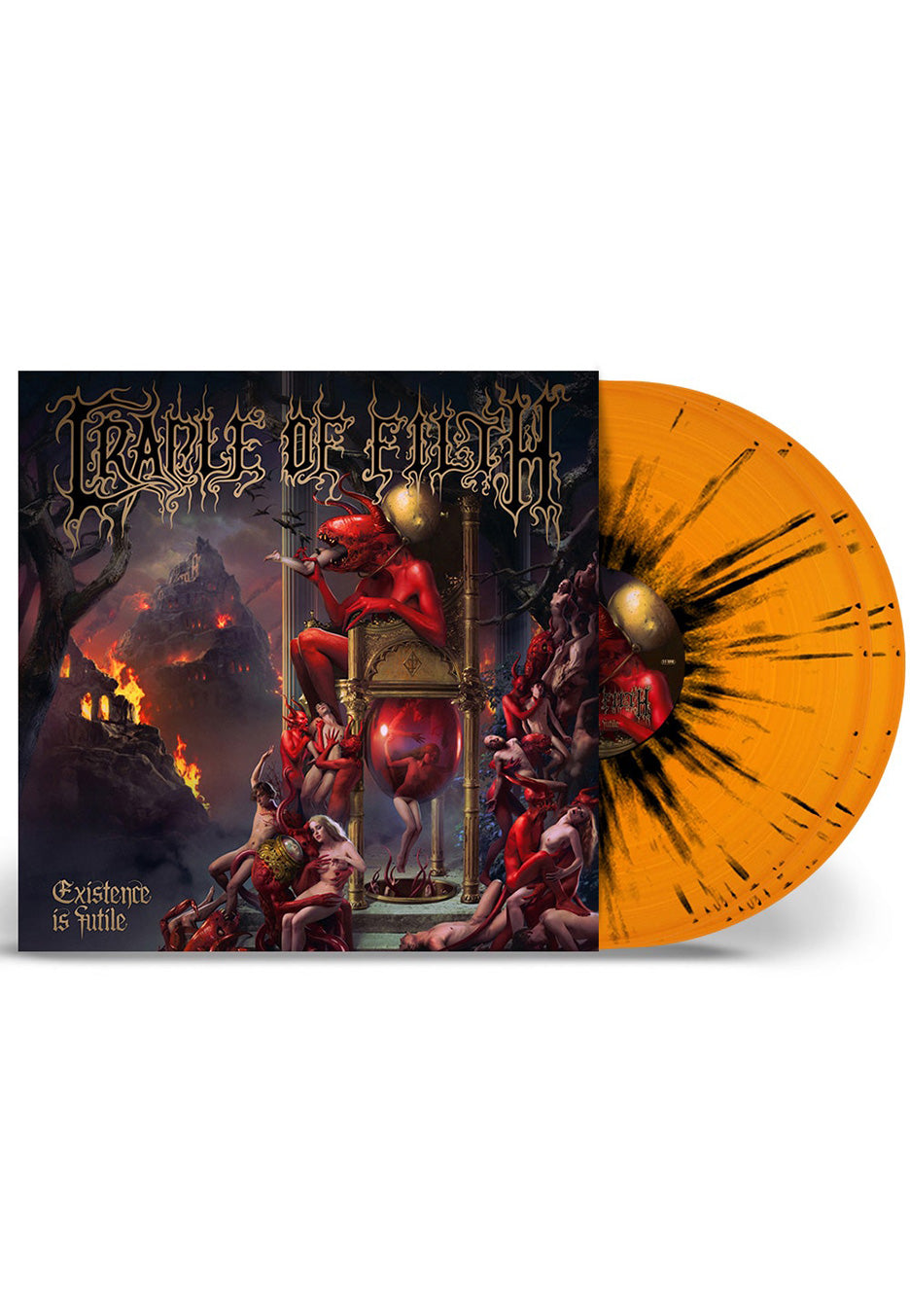 Cradle Of Filth - Existence Is Futile Purple/Black - Splattered 2 Vinyl | Neutral-Image