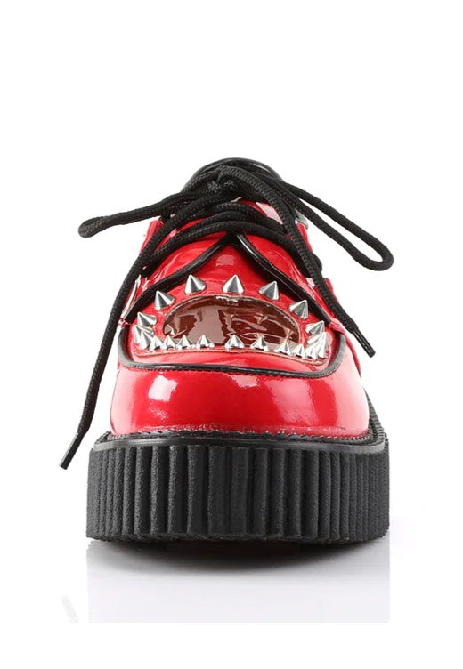 DemoniaCult - Creeper 108 Red Pat PVC - Girl Shoes | Women-Image