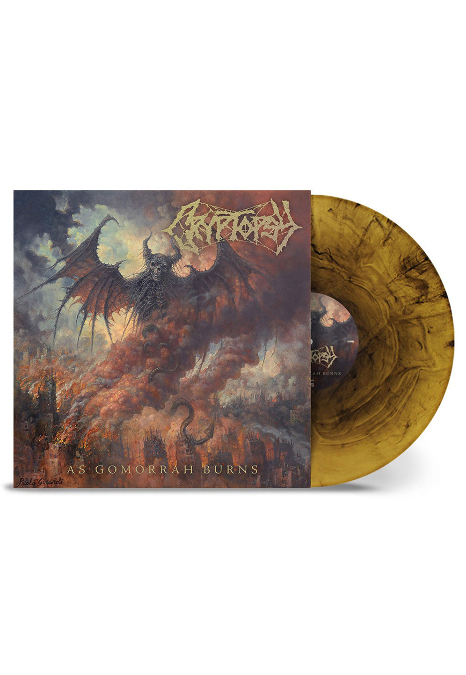 Cryptopsy - As Gomorrah Burns Gold/Black Galaxy - Colored Vinyl | Neutral-Image