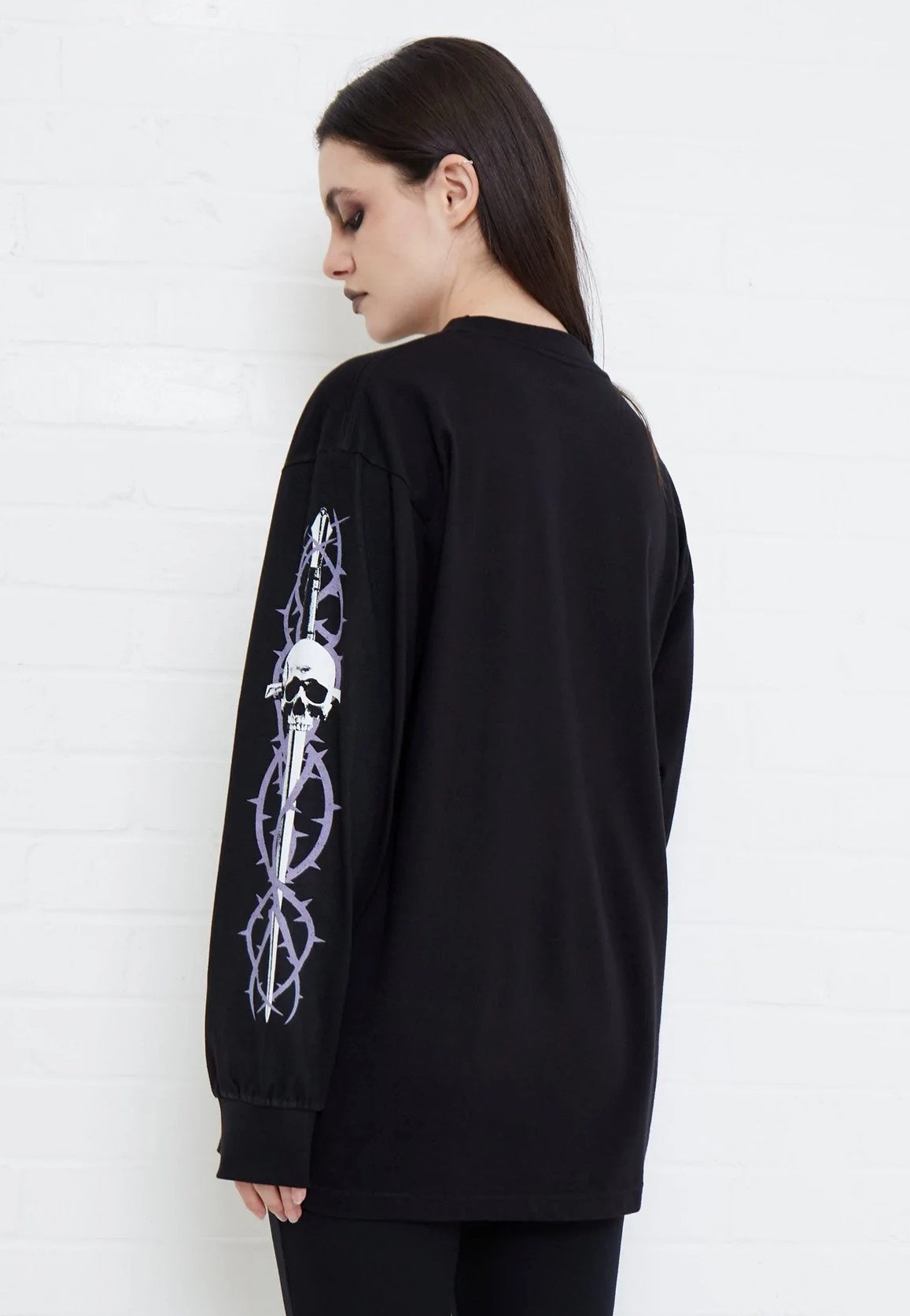 Mary Wyatt - Crypt Wizard Black - Longsleeve | Women-Image