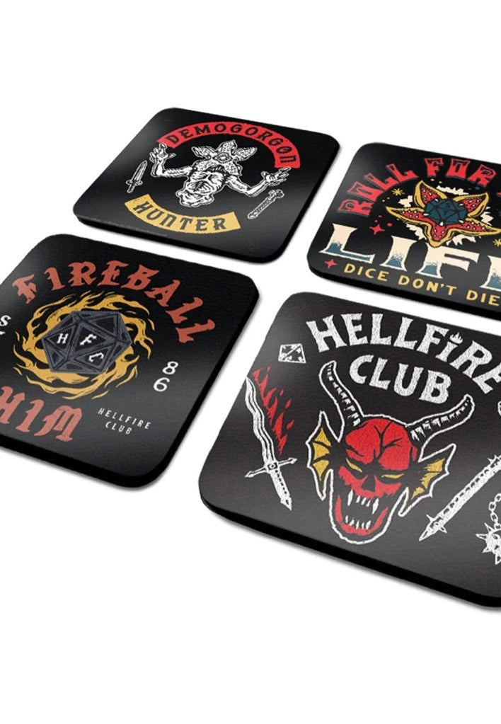 Stranger Things - Hellfire Club - Coaster | Neutral-Image