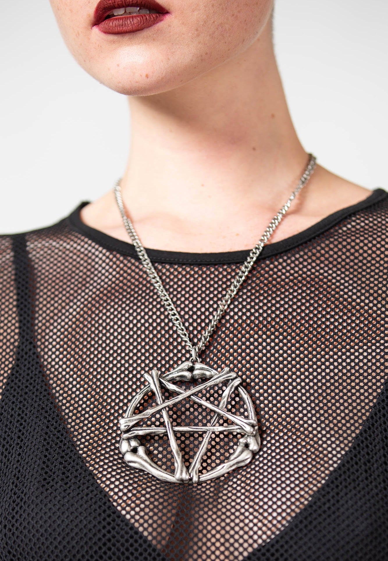 Killstar - Cult Of The Devil Silver - Necklace | Neutral-Image