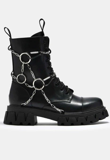 Koi Footwear - Cyrus Chain Black - Girl Shoes | Women-Image