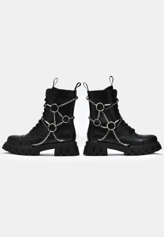 Koi Footwear - Cyrus Chain Black - Girl Shoes | Women-Image