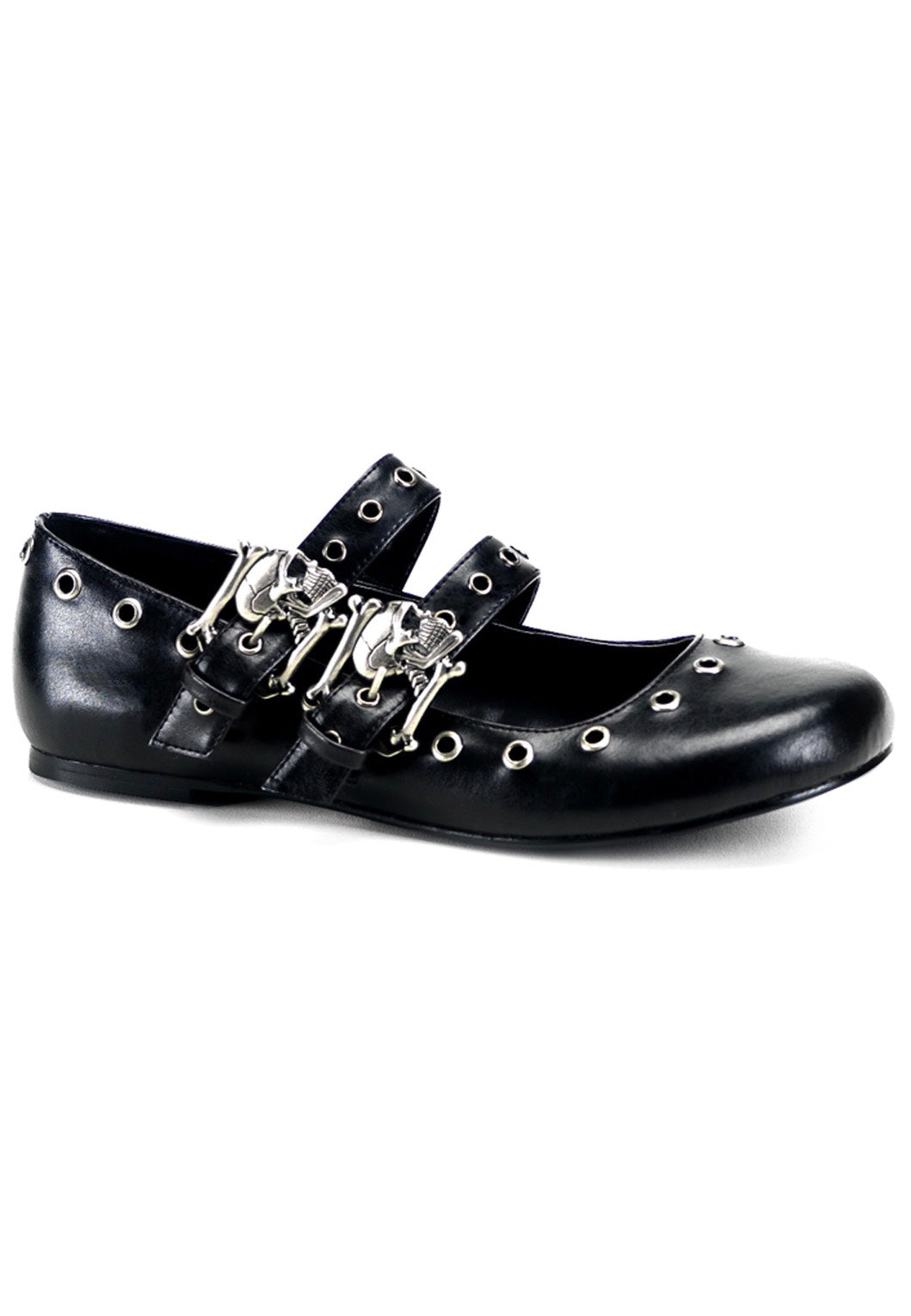 DemoniaCult - Daisy 03 Black Vegan Leather - Girl Shoes | Women-Image