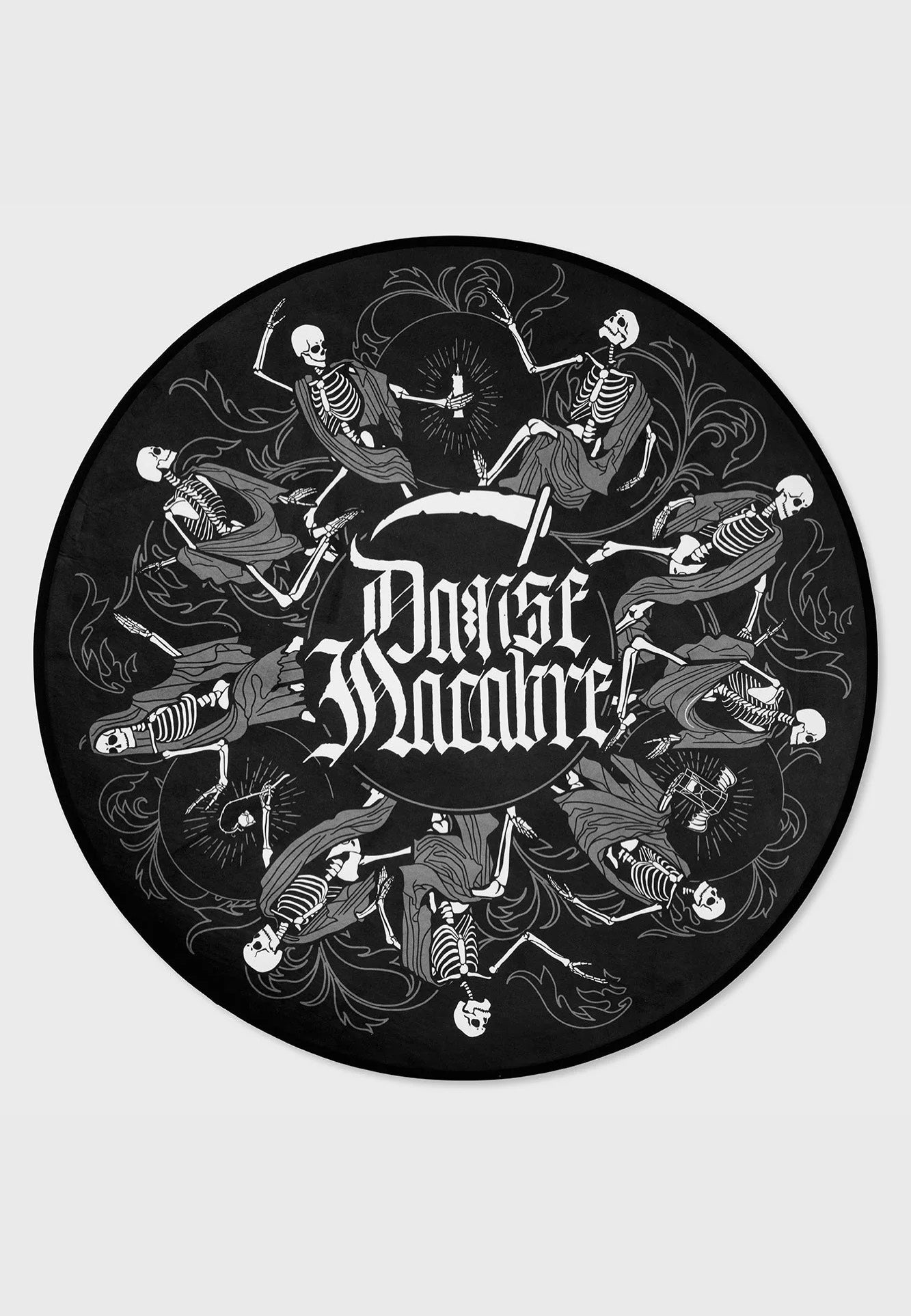 Killstar - Danse Macabre Round Black - Rug | Neutral-Image