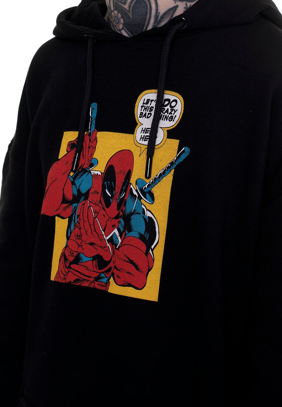 Deadpool - Crazy Bad Things - Hoodie | Men-Image