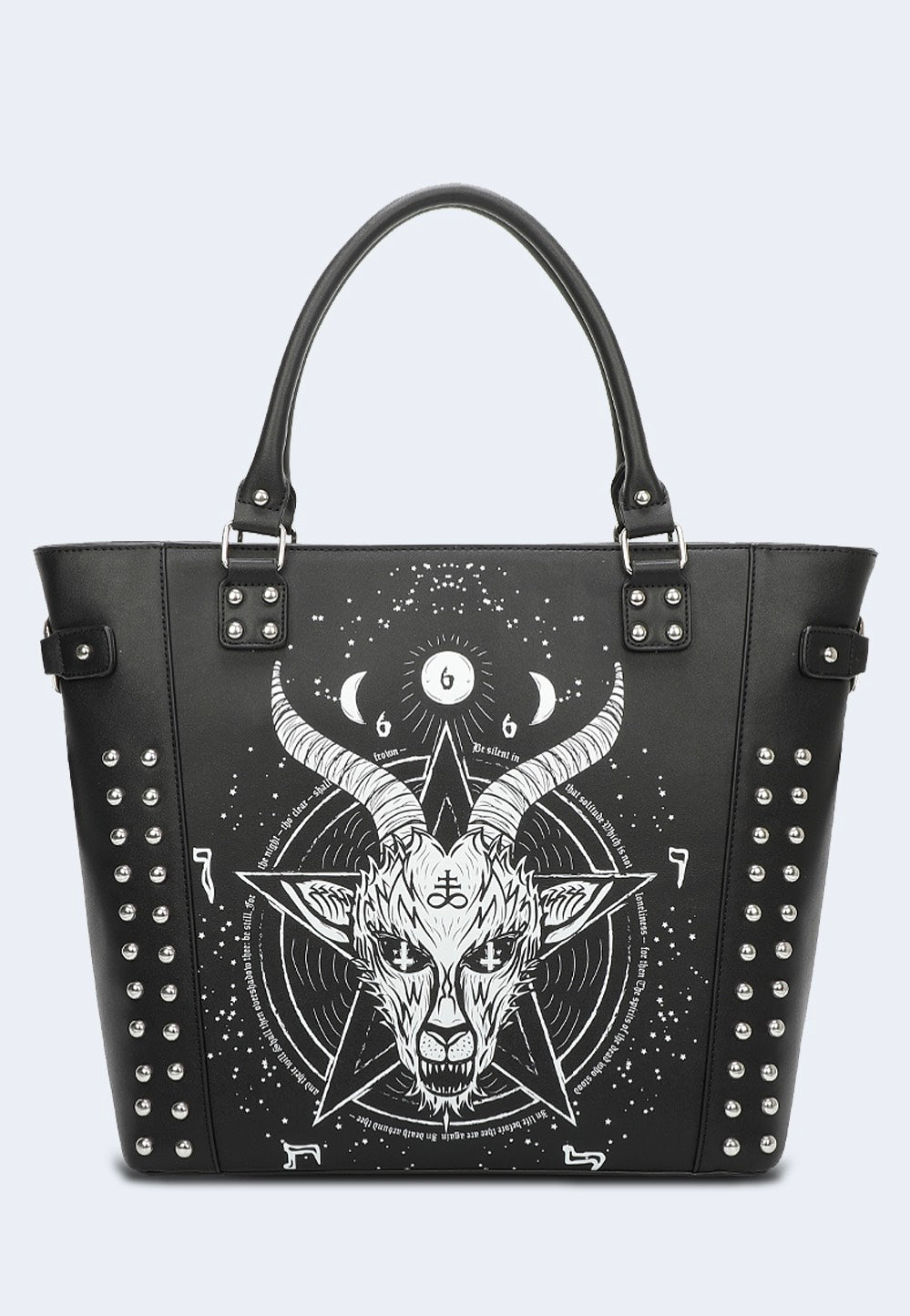 Jawbreaker - Demon Goat Print Shopper Black - Bag | Neutral-Image