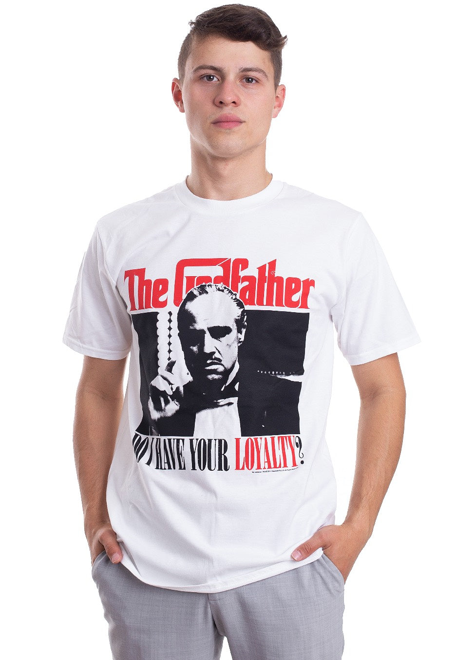 The Godfather - Do I Have Your Loyalty White - T-Shirt | Men-Image