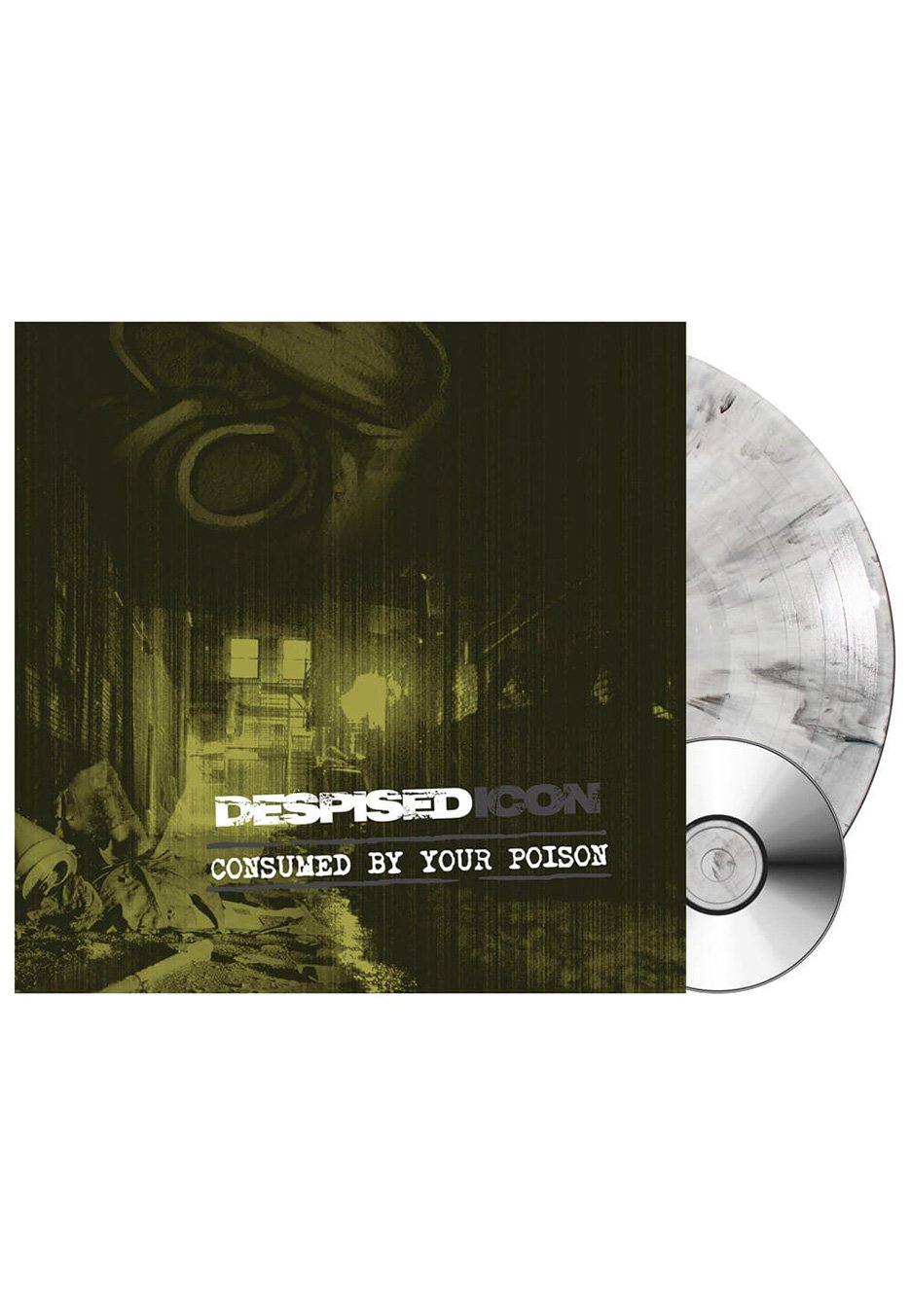 Despised Icon - Consumed By Your Poison White/Black - Marbled Vinyl +  CD | Neutral-Image