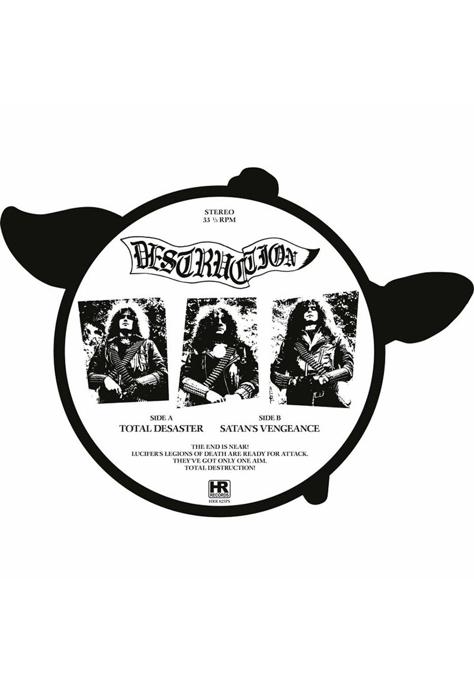 Destruction - Total Desaster / Satan's Vengeance Shape - Colored Mini Vinyl | Neutral-Image