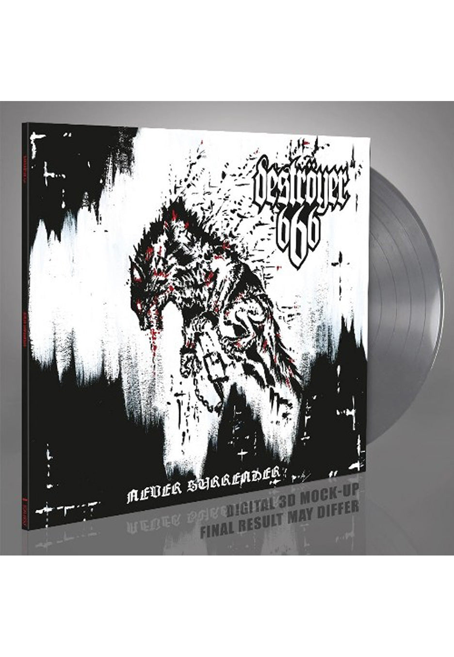 Deströyer 666 - Never Surrender Silber - Colored Vinyl | Neutral-Image