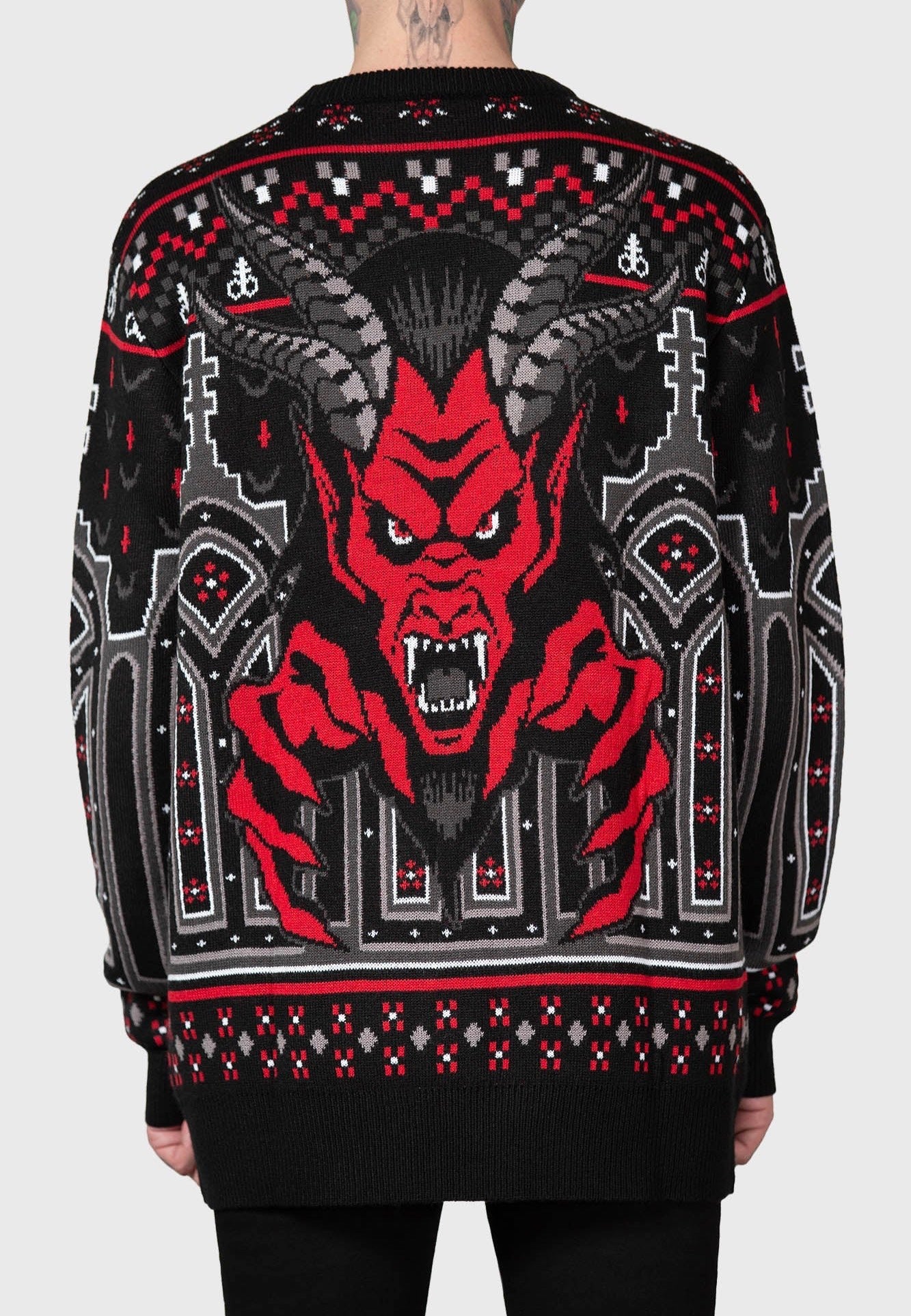 Killstar - Devil On My Back Multi - Pullover | Men-Image