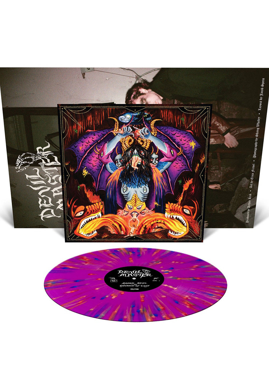 Devil Master - Satan Spits On Children Of Light Mixed - Splattered Vinyl | Neutral-Image