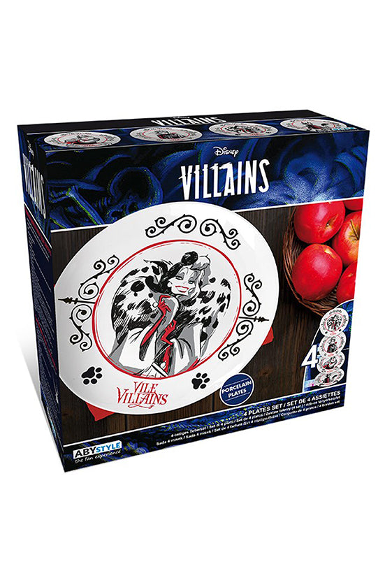 Disney - Disney Villains Set of 4 - Plate | Neutral-Image