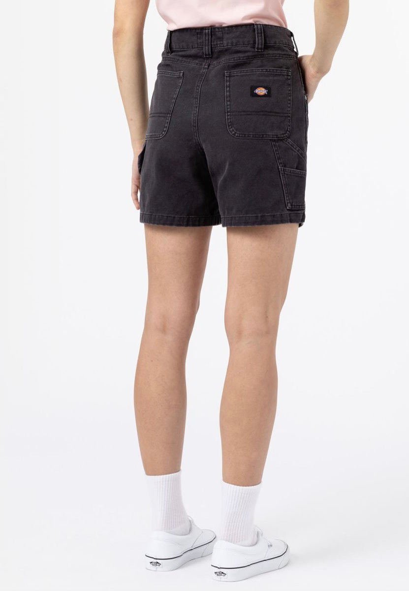 Dickies - W Duck Canvas Stone Washed Black - Shorts | Women-Image