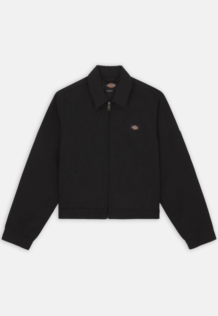 Dickies - Unlined Cropped Eisenhower Black - Jacket | Women-Image