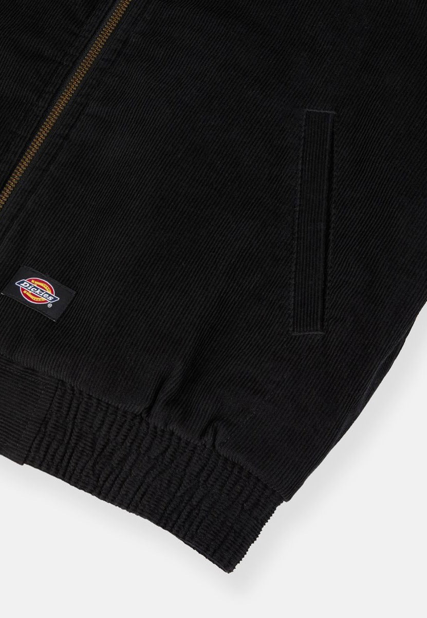 Dickies - Corduroy Hooded W Black - Jacket | Women-Image