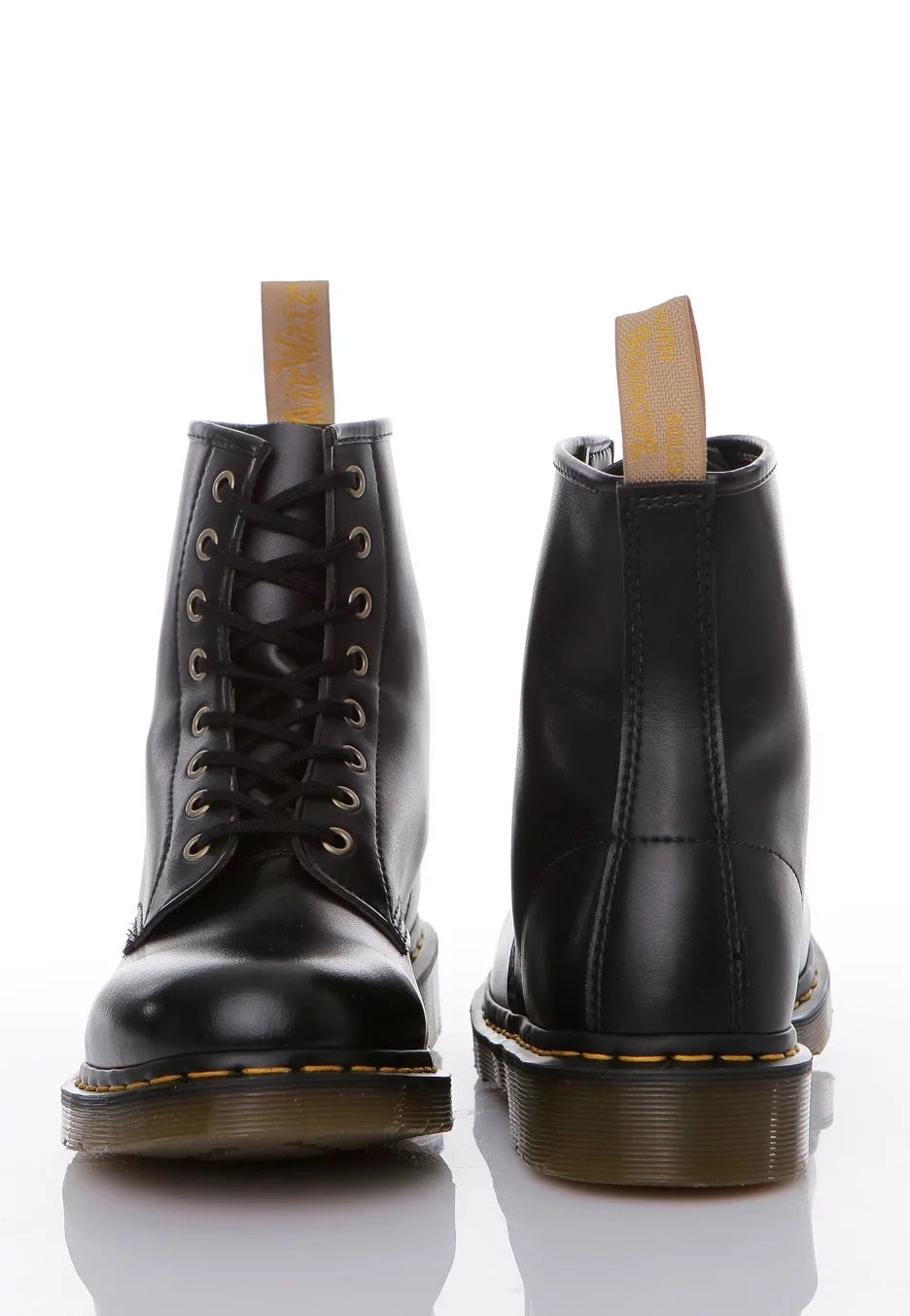 Dr. Martens - Vegan 1460 Black Felix Rub Off - Shoes | Neutral-Image