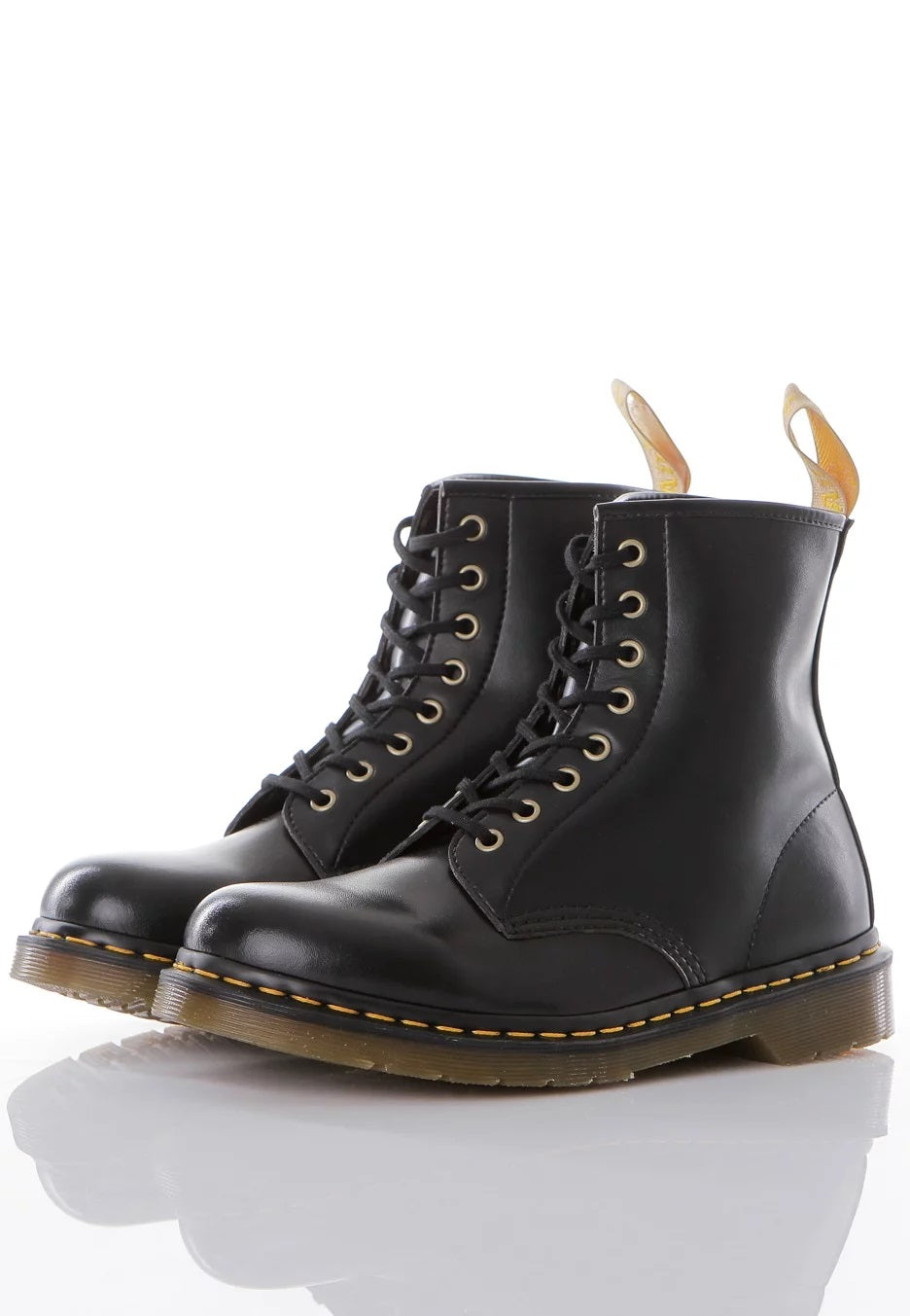 Dr. Martens - Vegan 1460 Black Felix Rub Off - Shoes | Neutral-Image