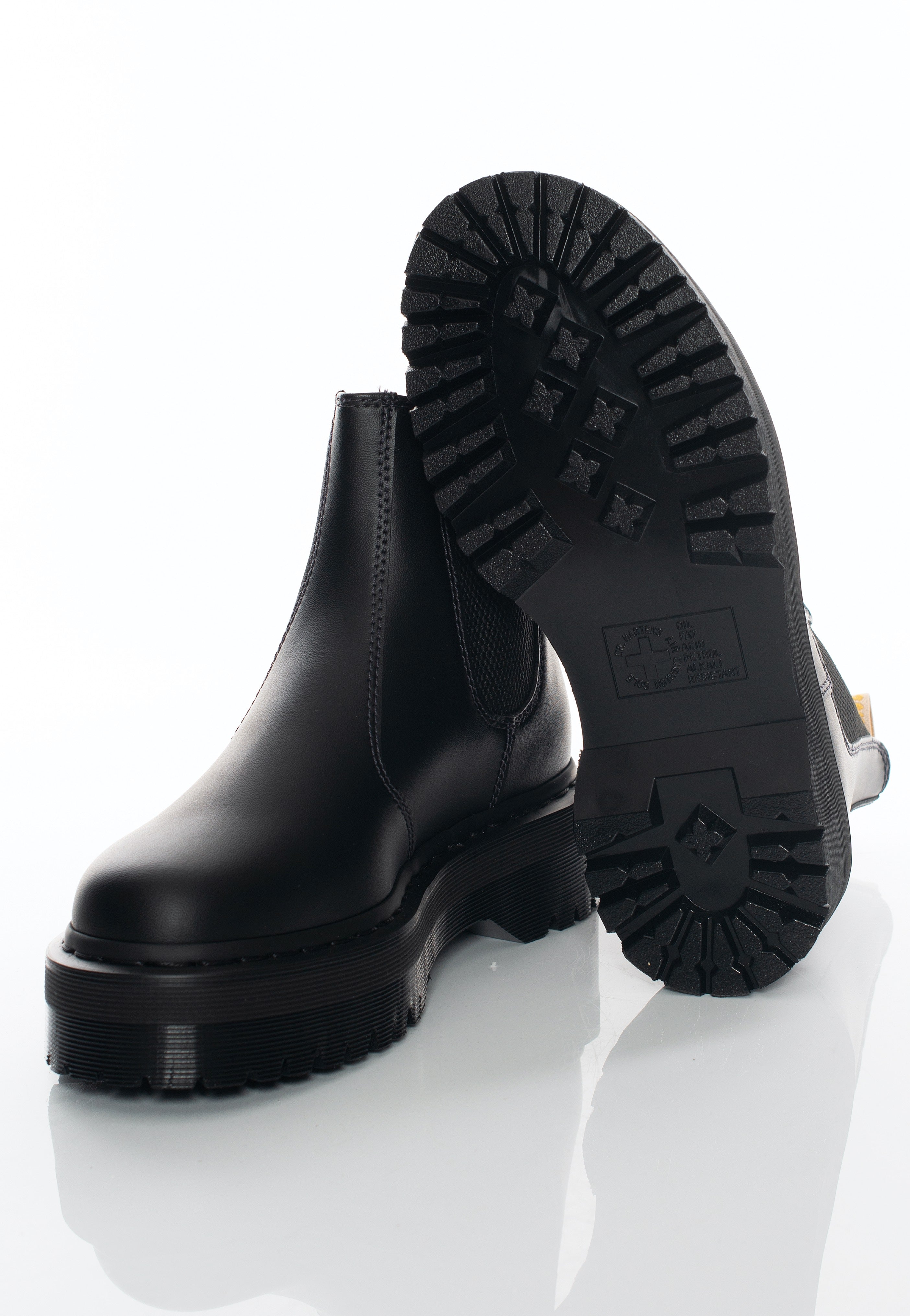 Dr. Martens - V 2976 Quad Mono Black Felix Rub Off - Girl Shoes | Women-Image