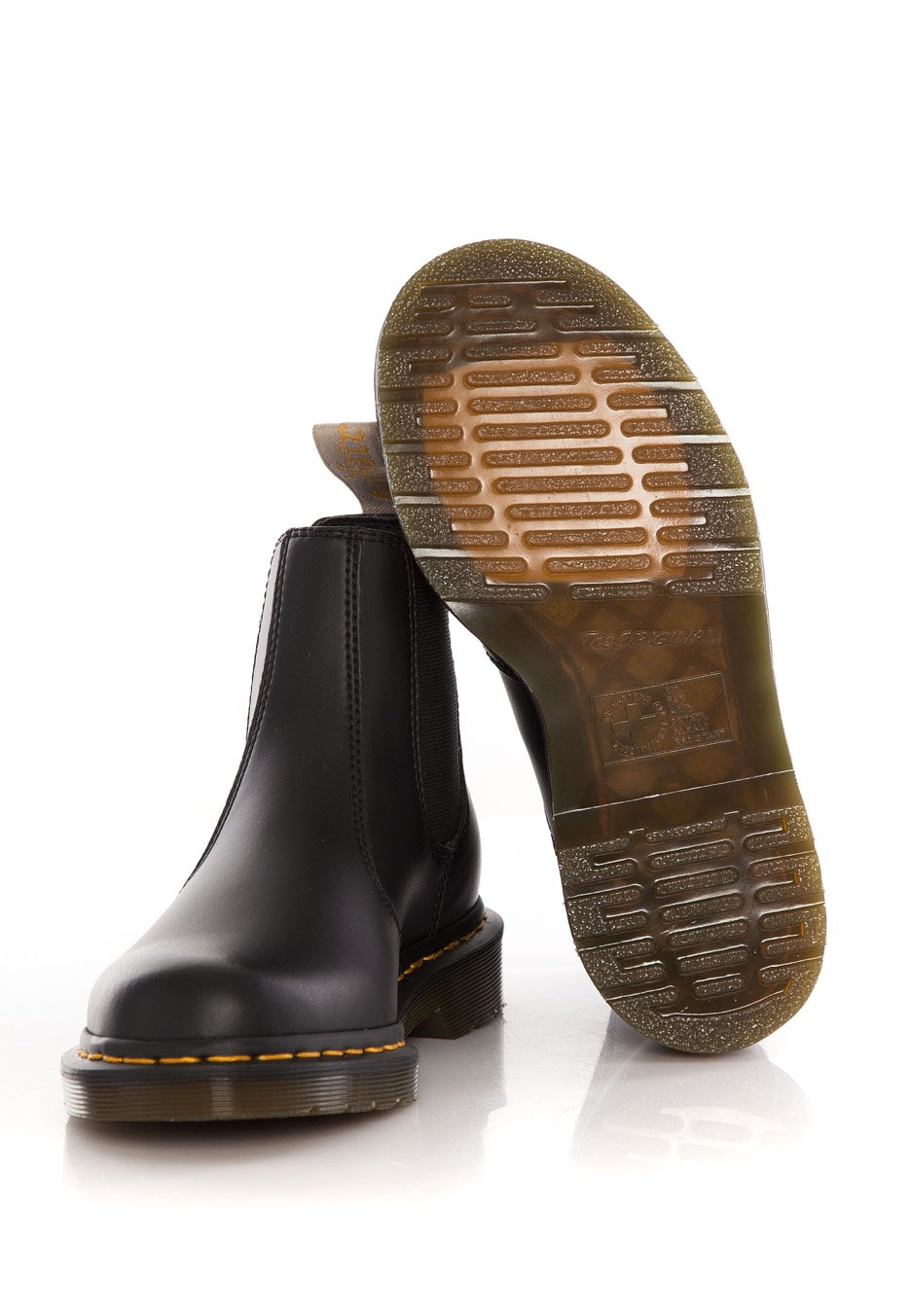 Dr. Martens - Vegan 2976 Chelsea Boots Black Felix Rub Off - Shoes | Men-Image