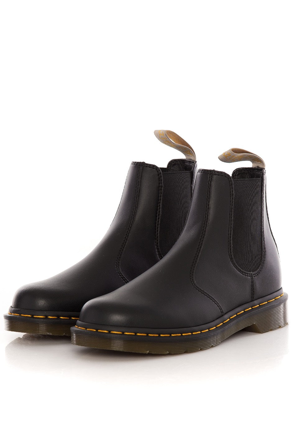 Dr. Martens - Vegan 2976 Chelsea Boots Black Felix Rub Off - Shoes | Men-Image